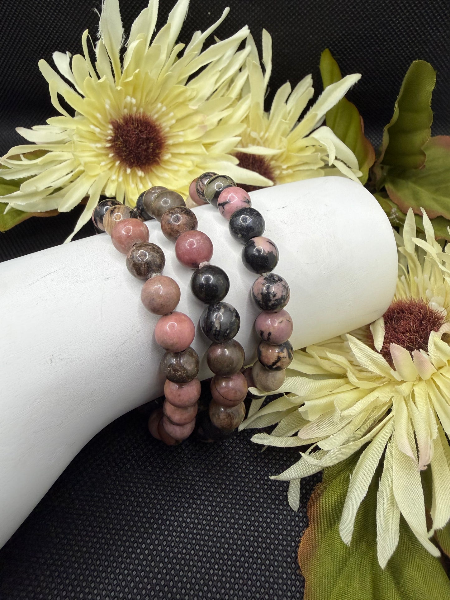 8mm Rhodonite Bracelet