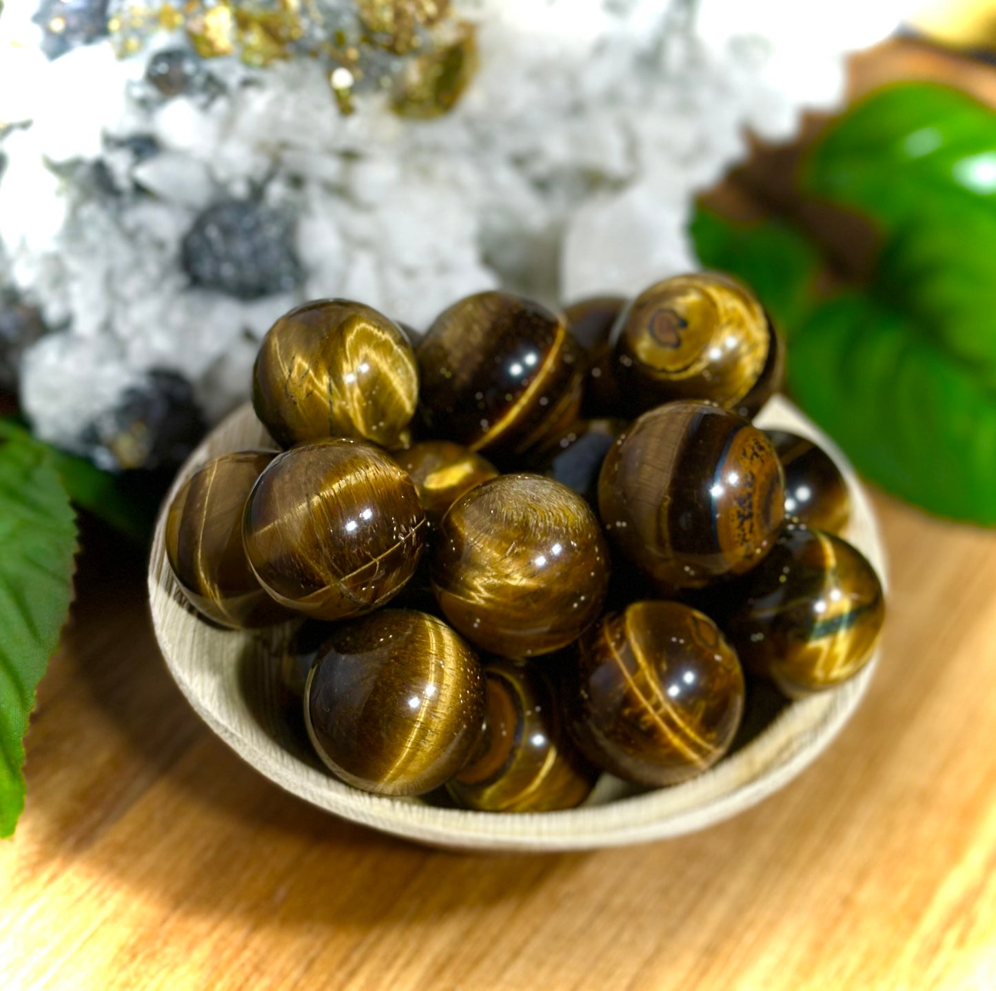 Mini Tiger Eye Sphere