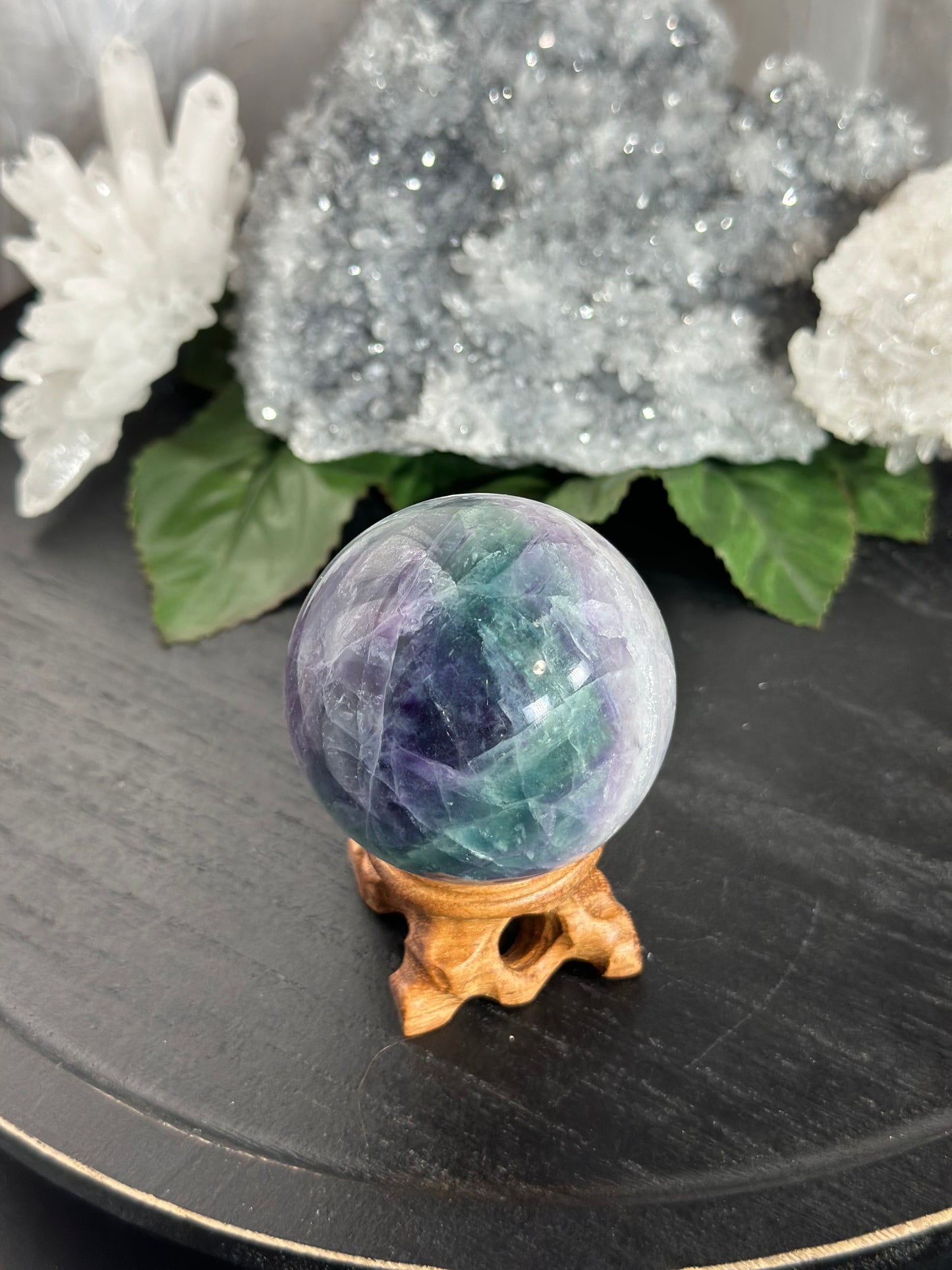 Rainbow Flourite Sphere