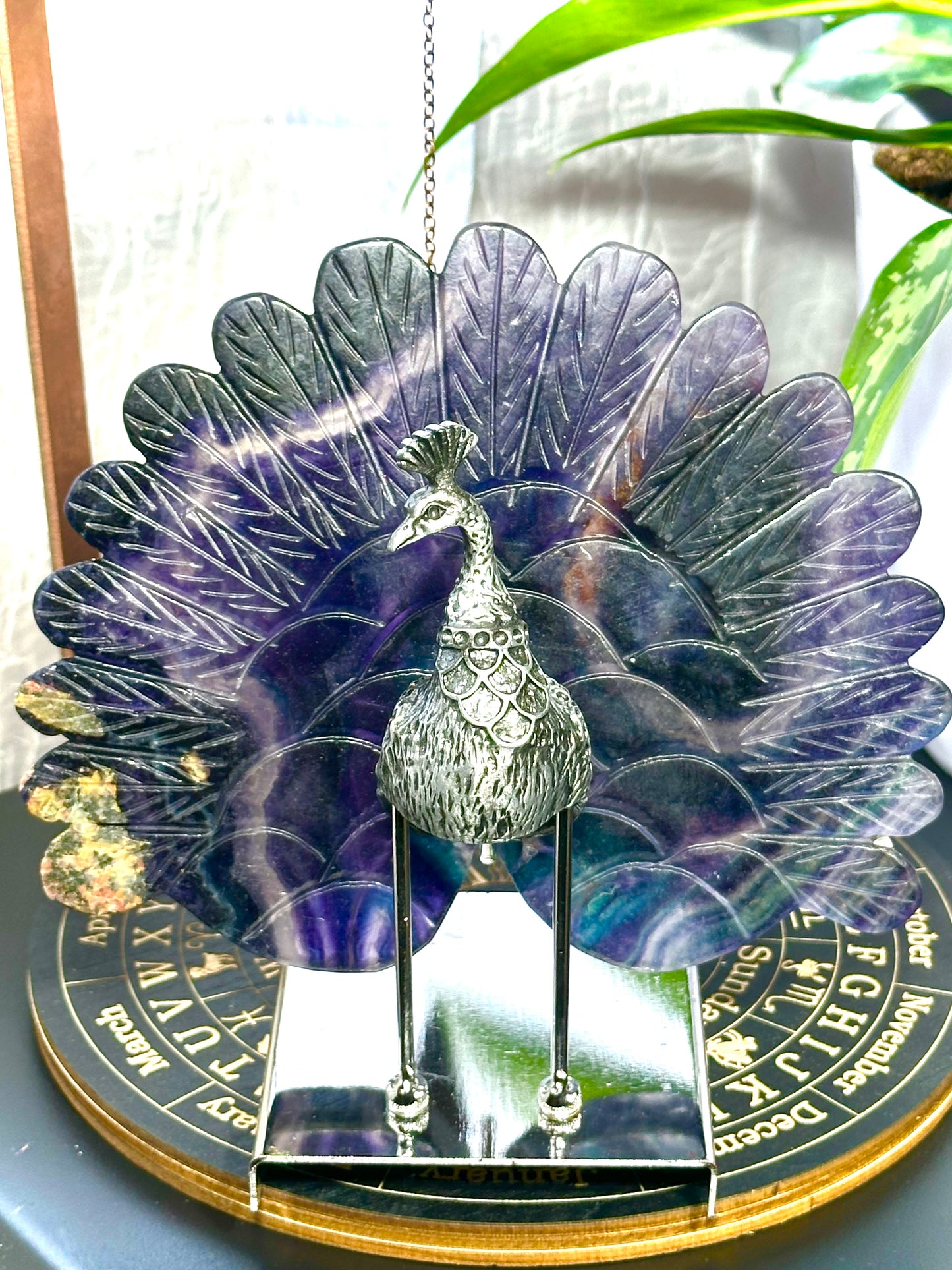 Rainbow Flourite Peacock