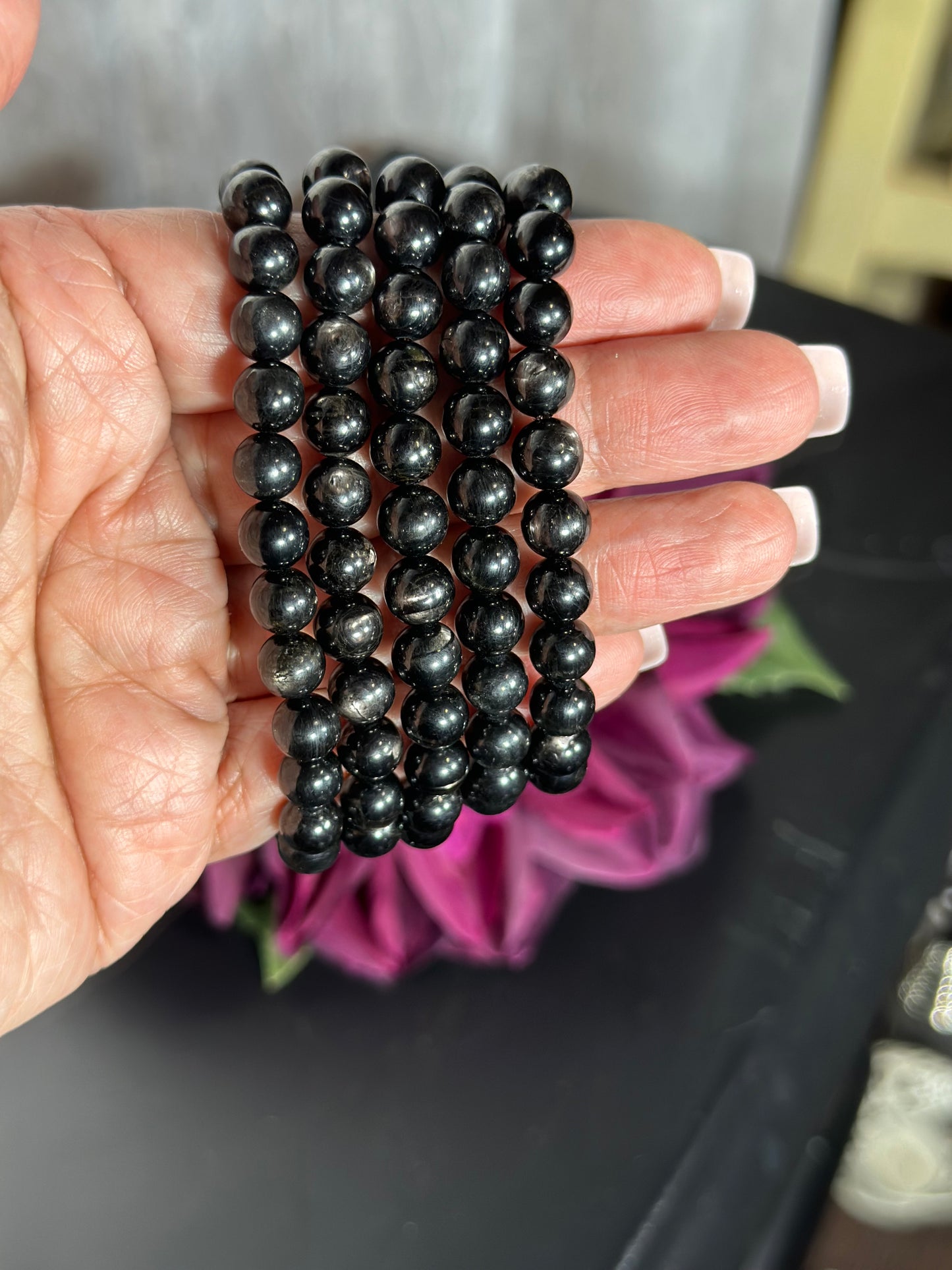 6mm Hypersthene Bracelet