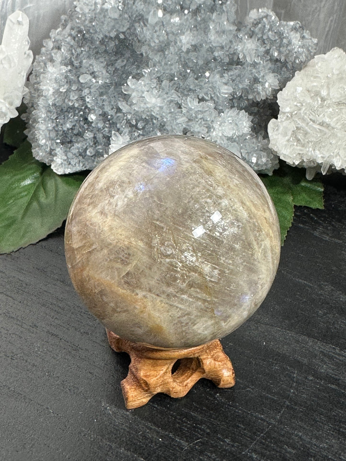 Blue Moonstone Sphere Small