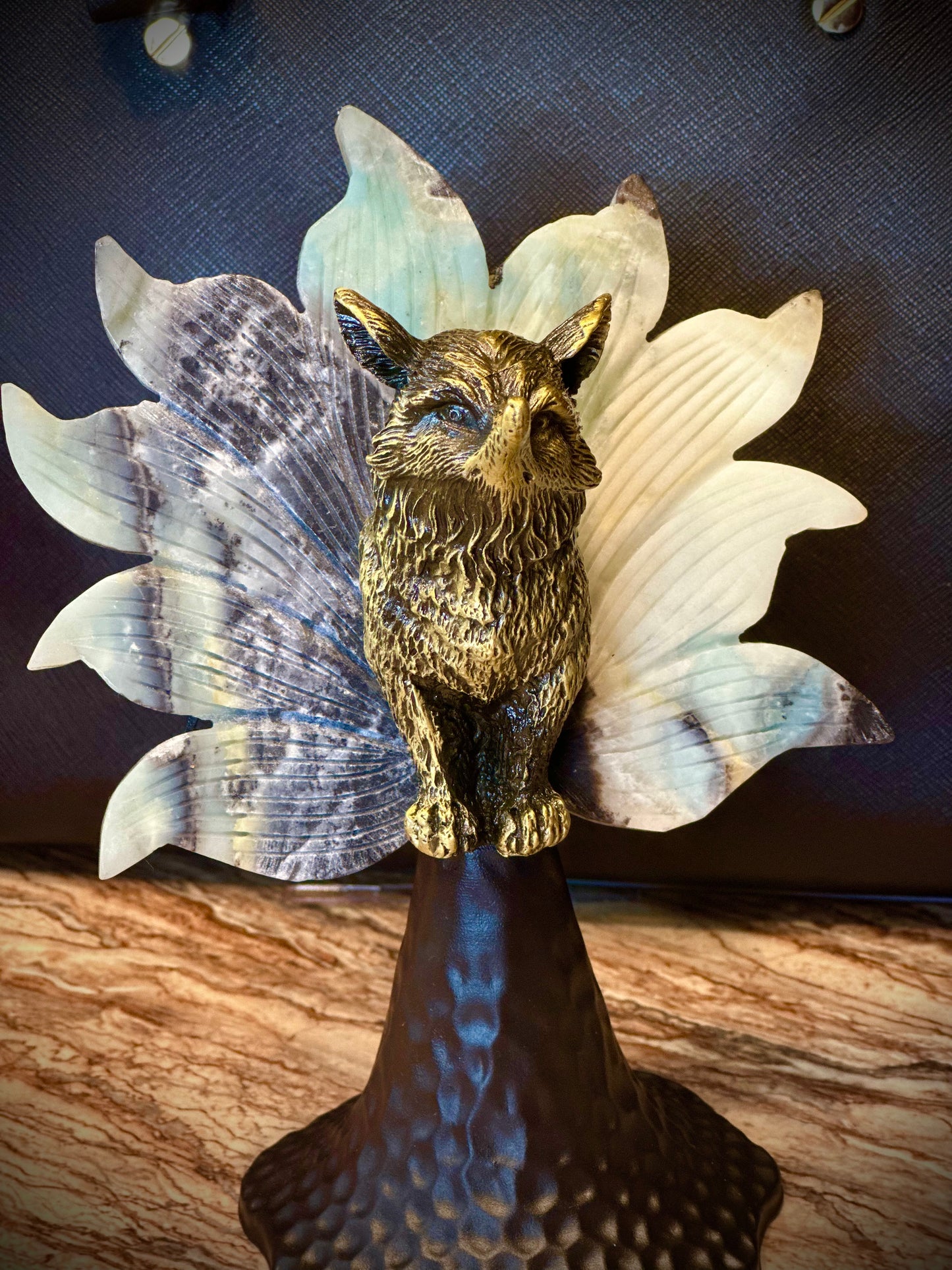 Caribbean Calcite 9-Tailed Fox