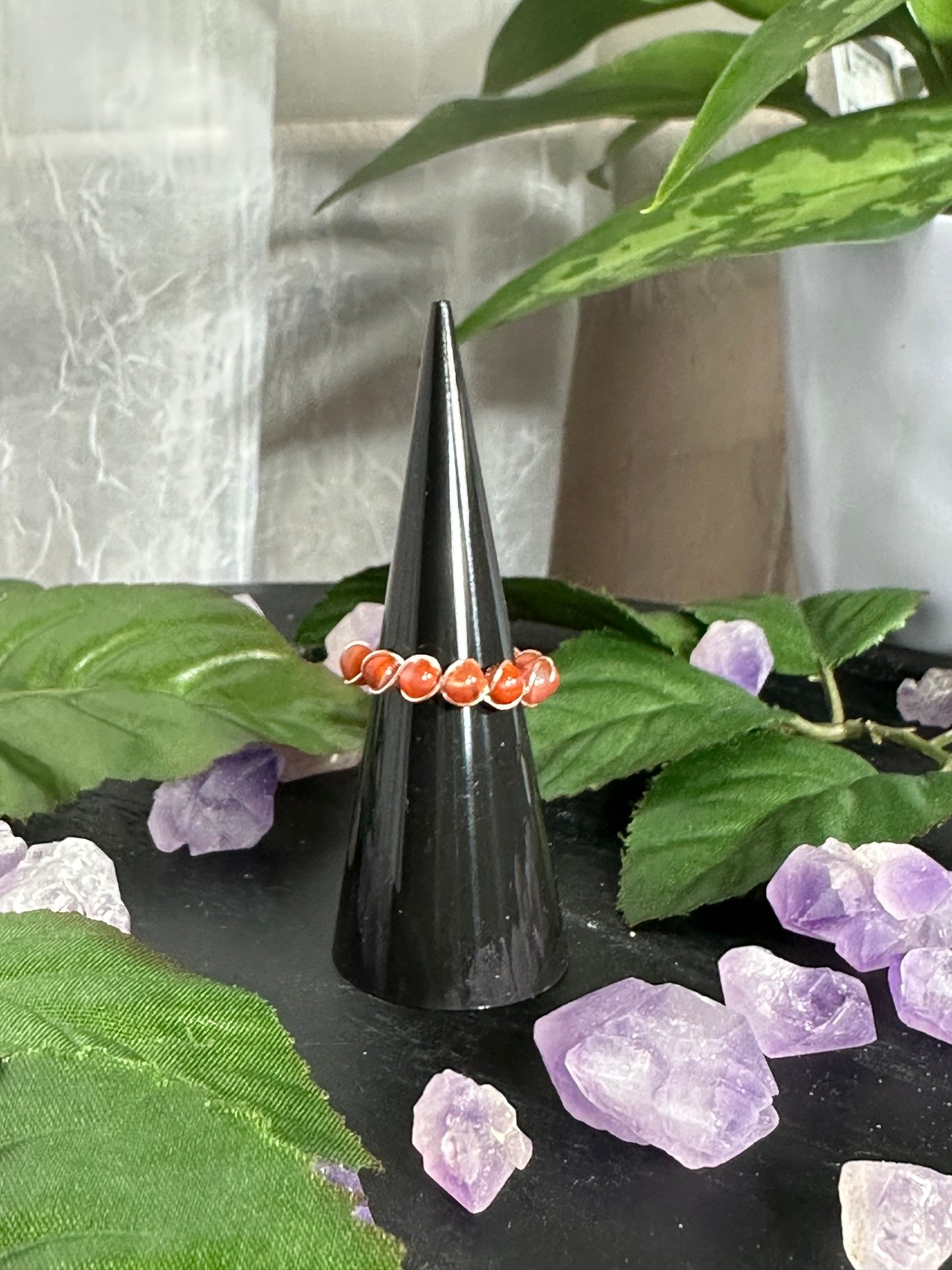 Wire Beaded Ring
