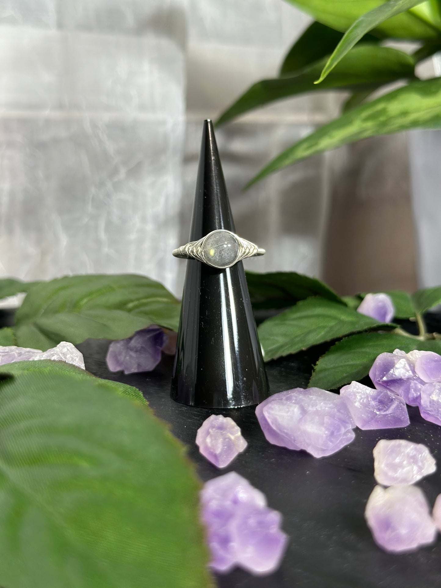 Wire Wrapped Ring Adjustable