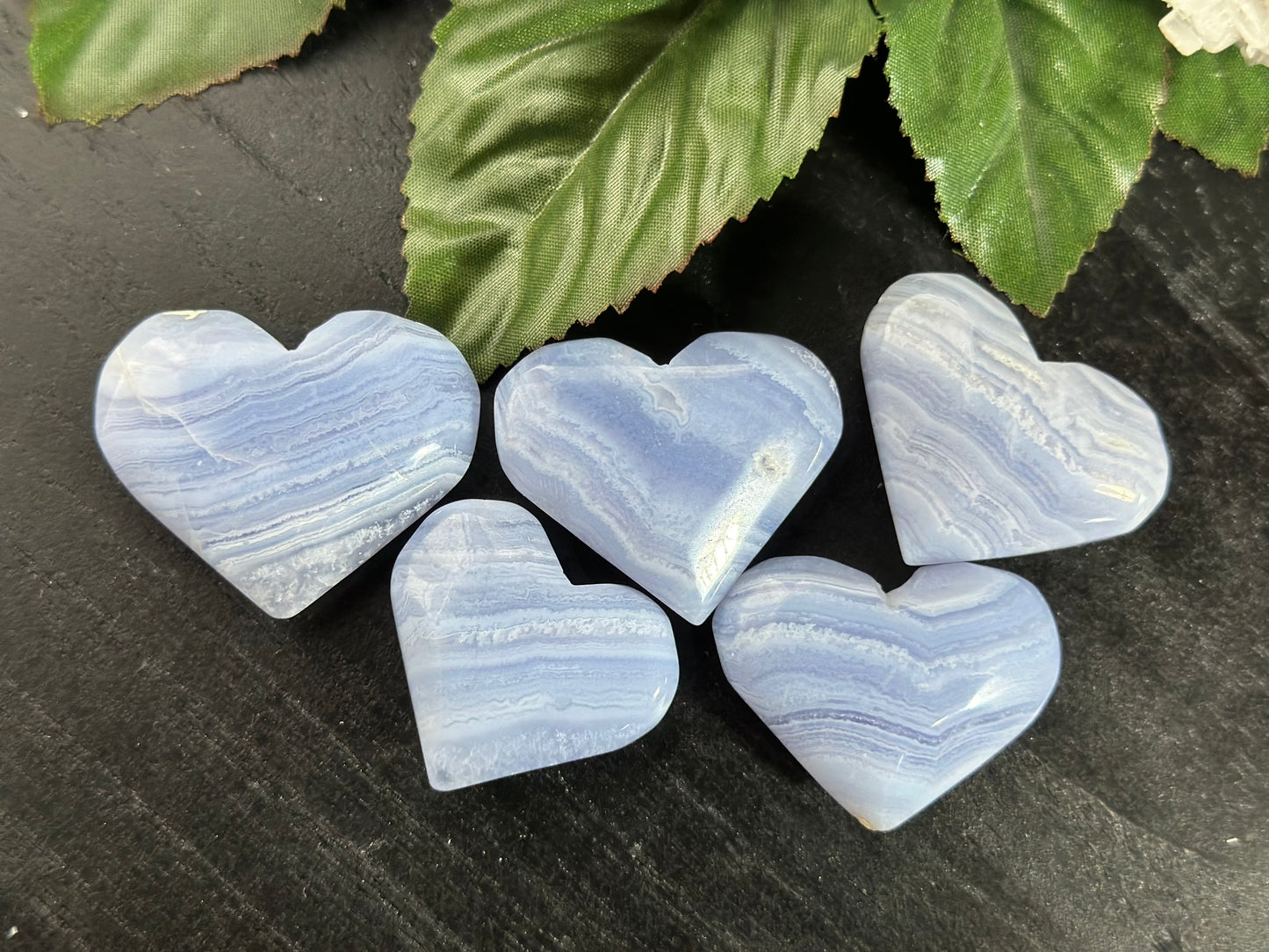Blue Lace Agate Heart