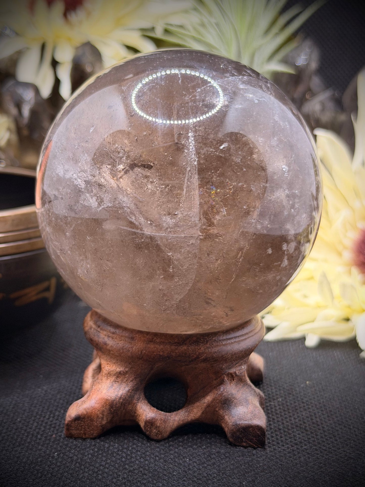Smokey Quartz Sphere (66mm/2.6in)