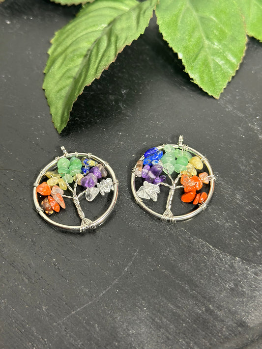 Chakra Tree of LIfe Pendant