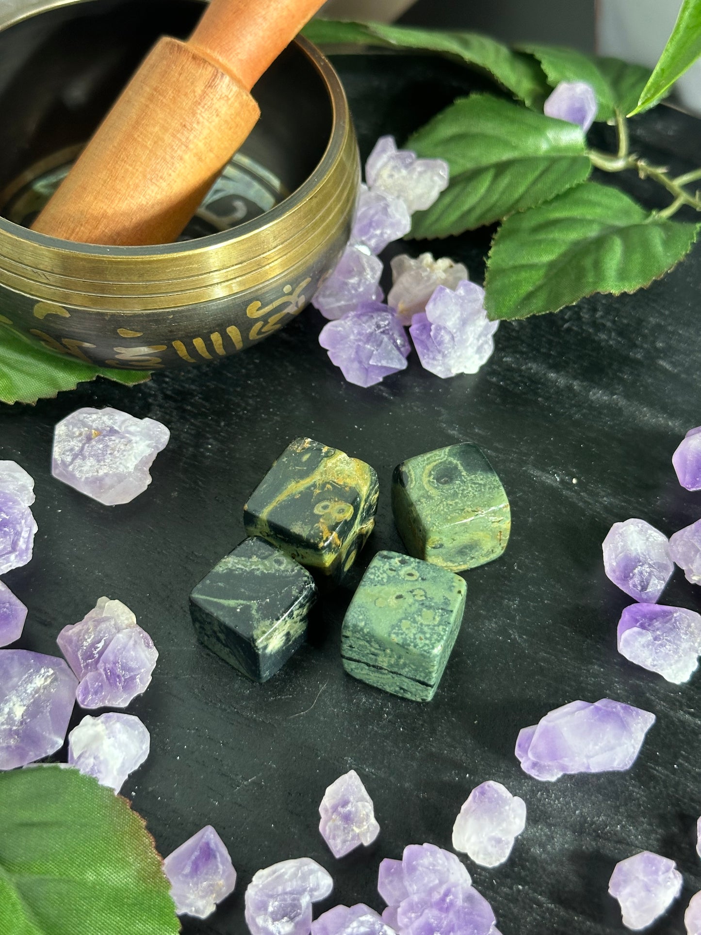 Kambaba Jasper Cube Tumbles