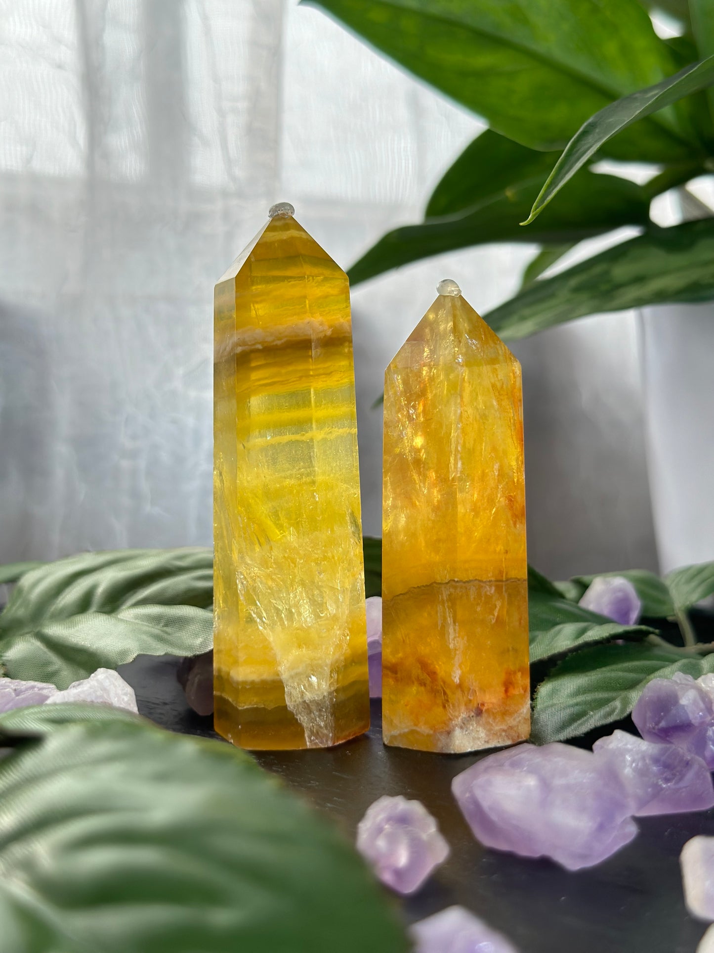 Yellow Fluorite Tower