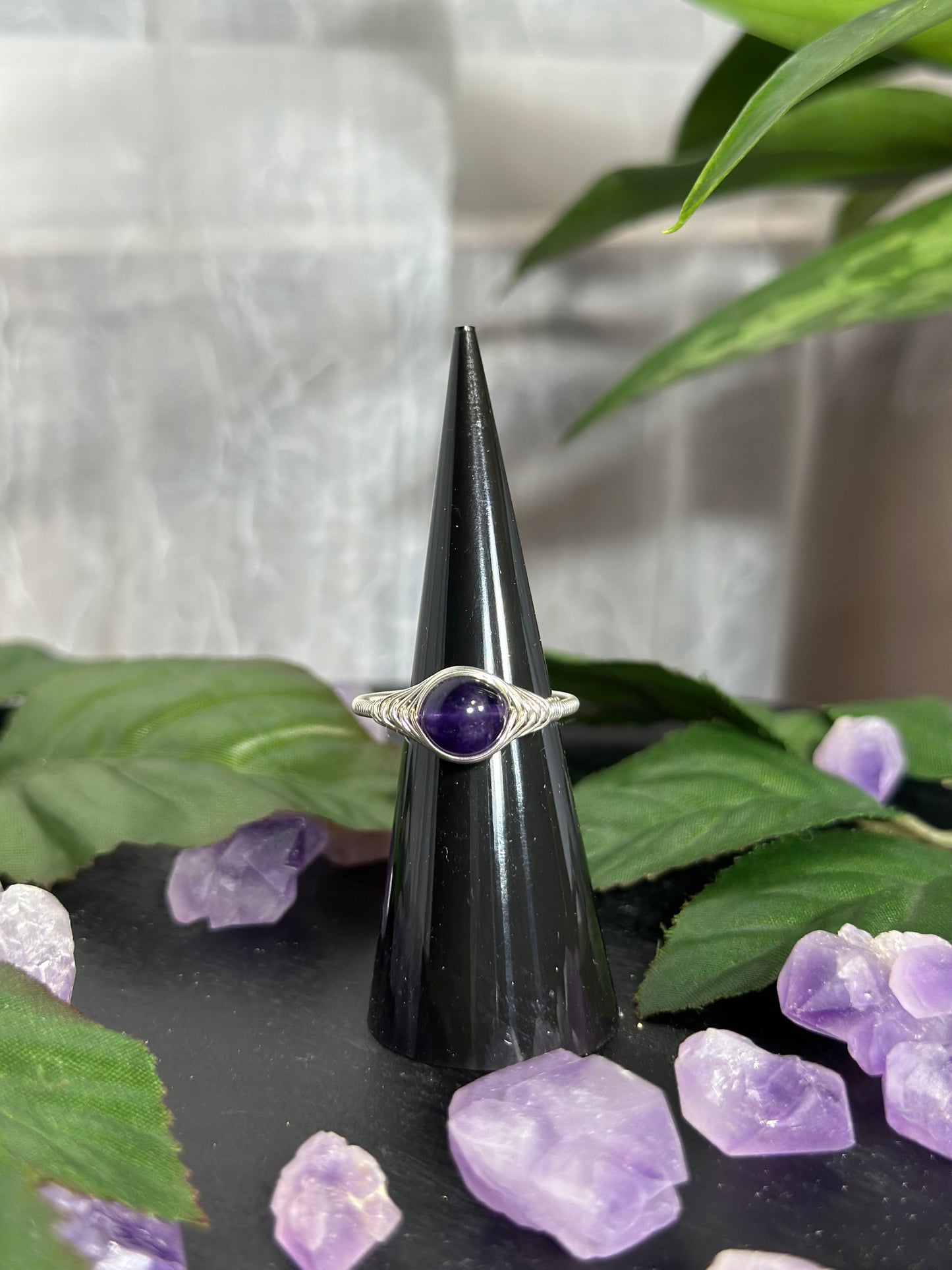 Wire Wrapped Ring Adjustable