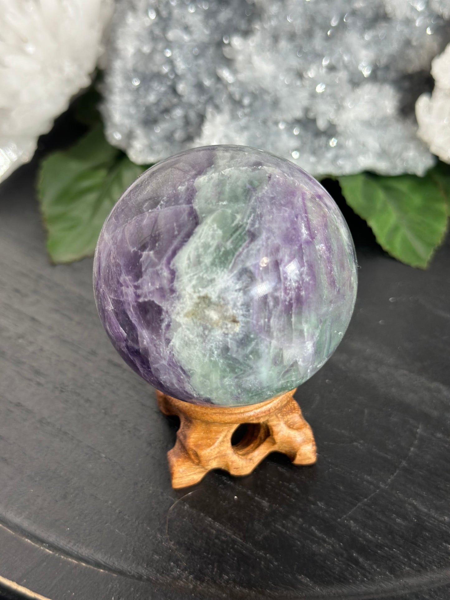 Rainbow Flourite Sphere