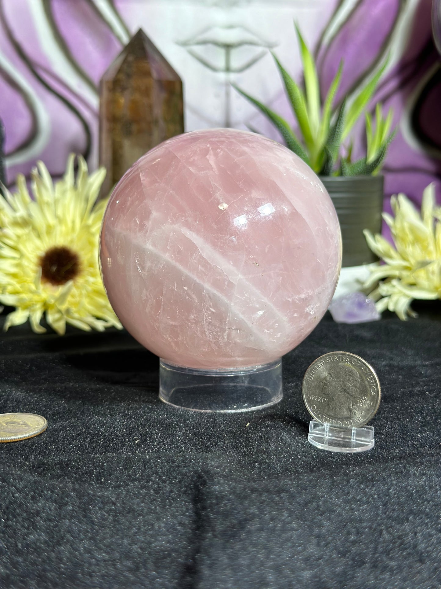 Rose Quartz Sphere