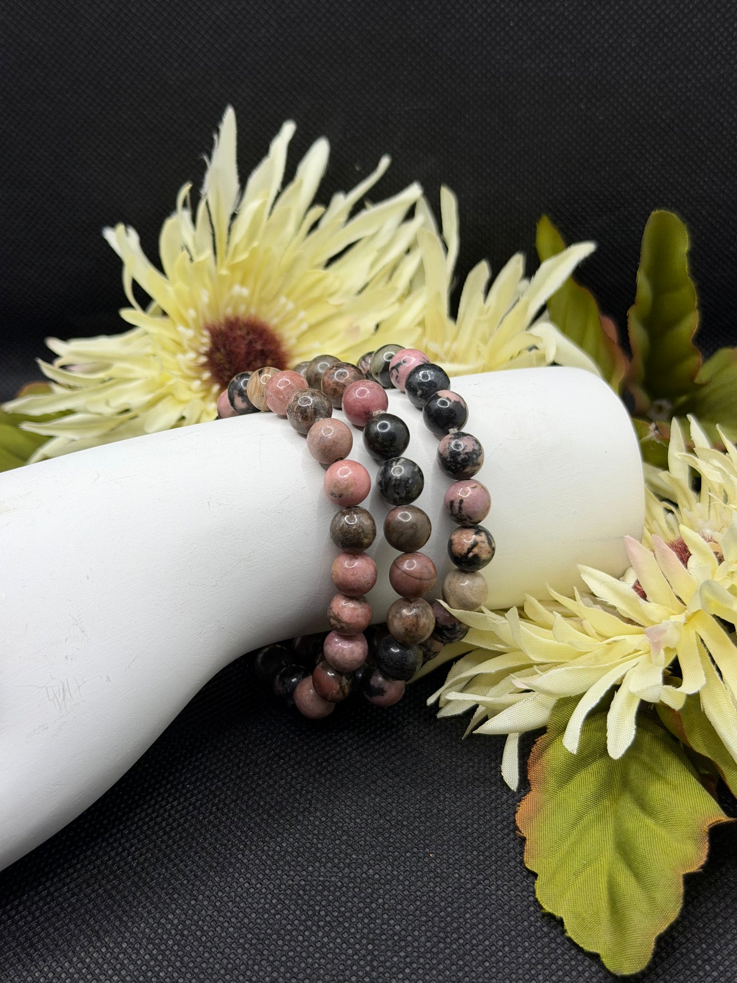 8mm Rhodonite Bracelet