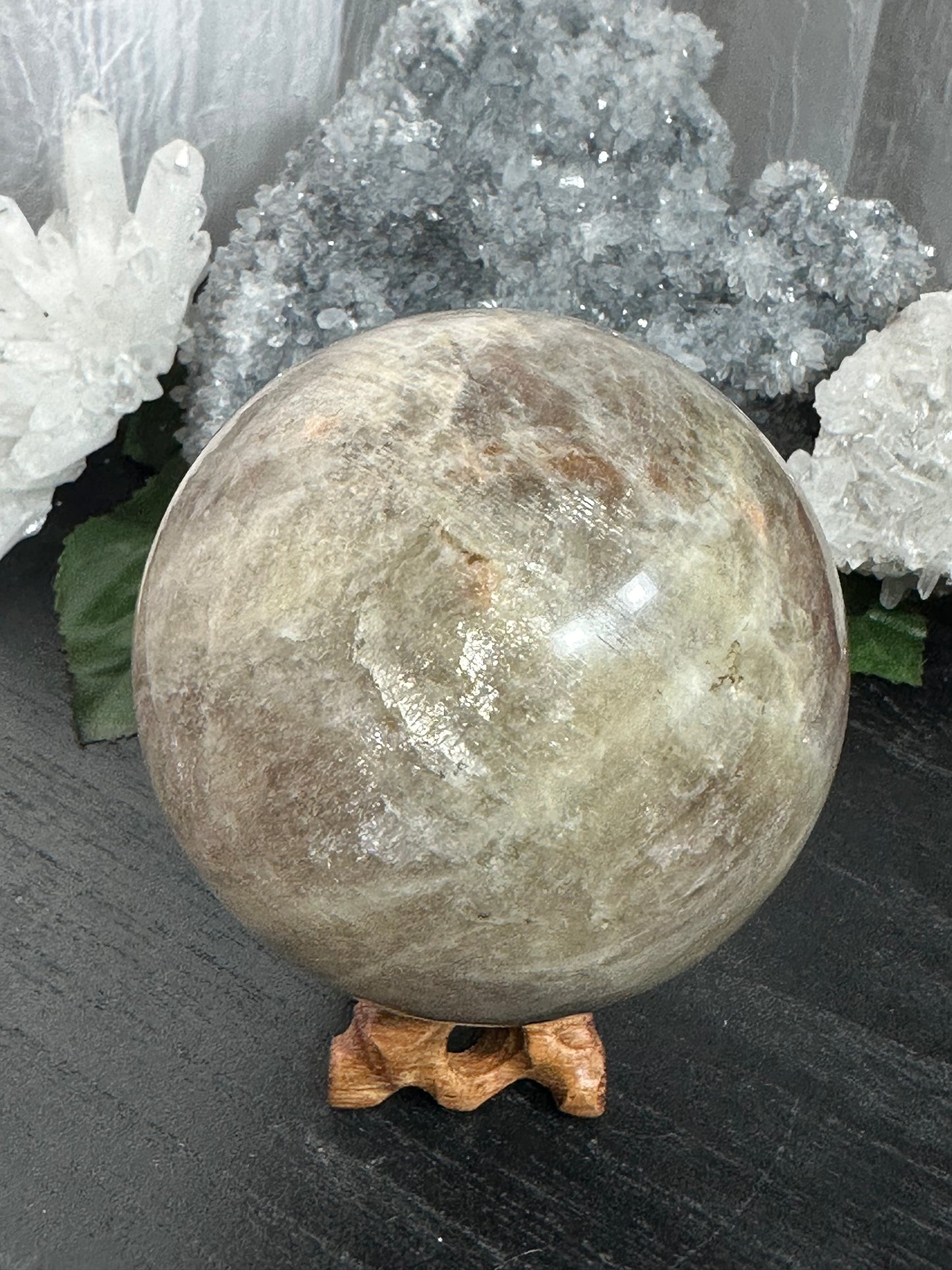 Blue Moonstone Sphere Large