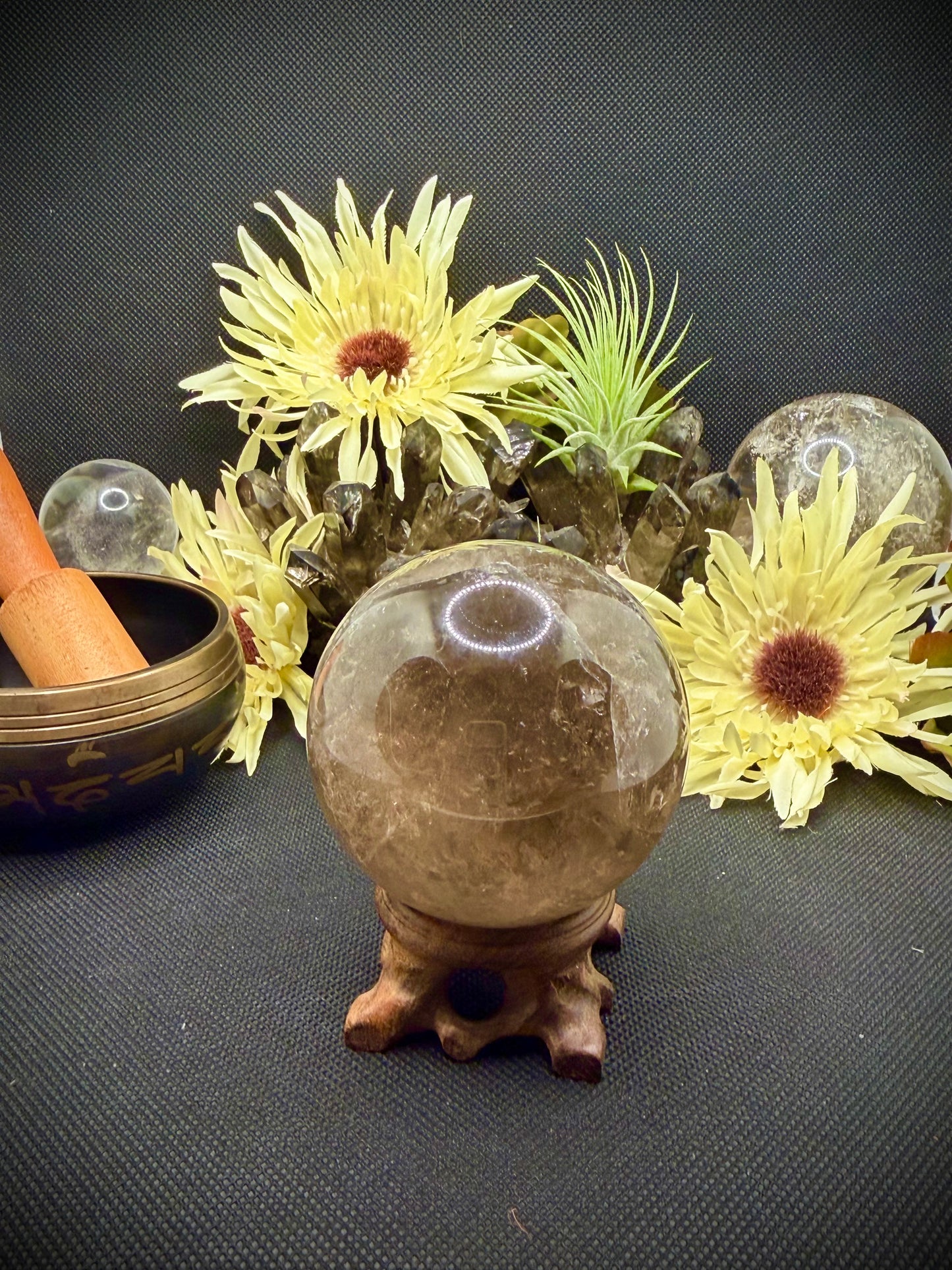 Smokey Quartz Sphere (66mm/2.6in)