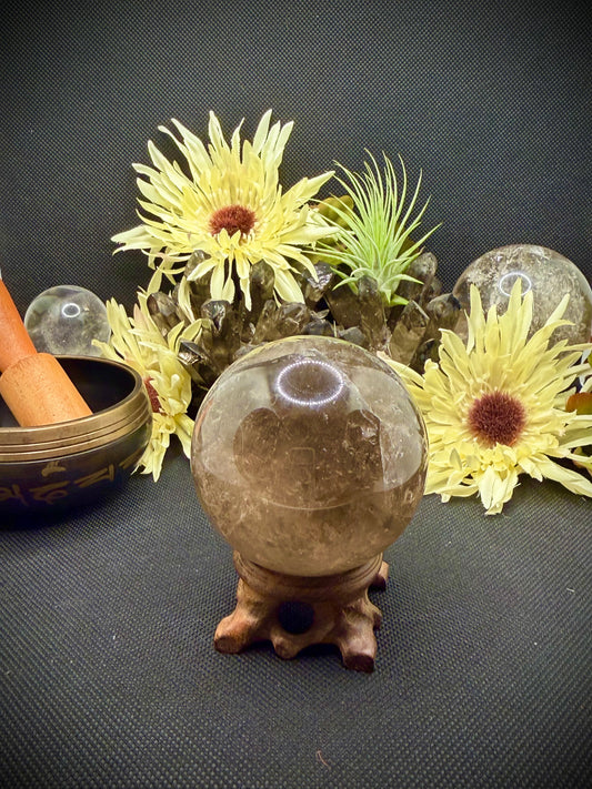 Smokey Quartz Sphere (66mm/2.6in)