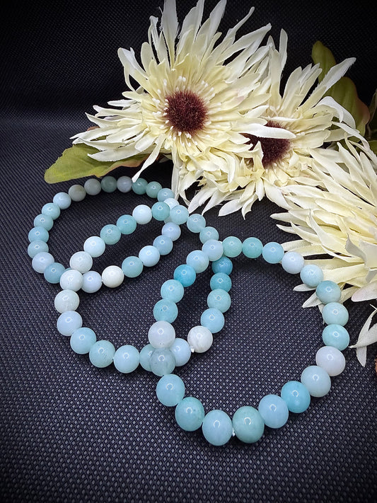 8mm Caribbean Calcite Bracelet