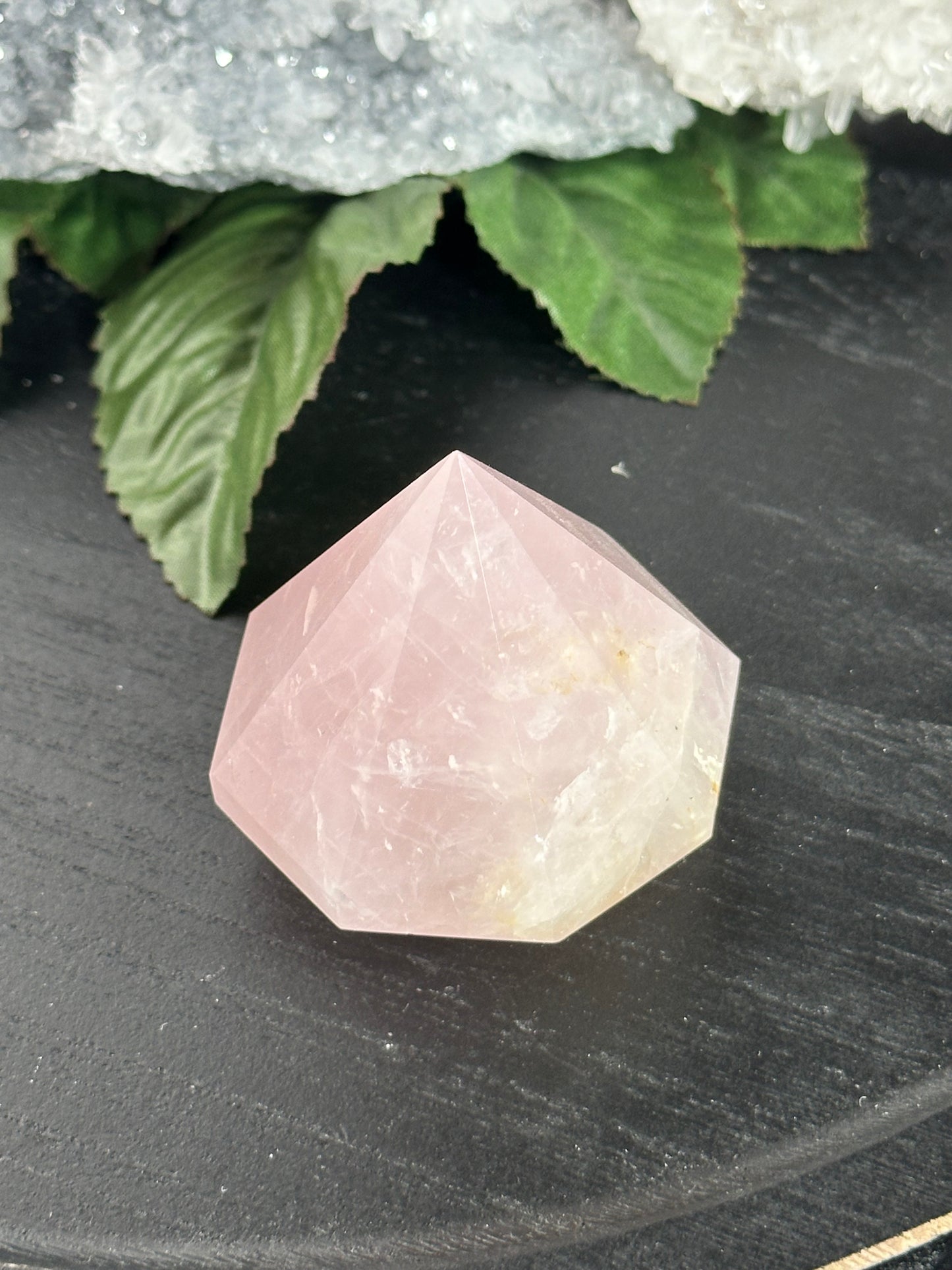 Diamond Carving Rose Quartz