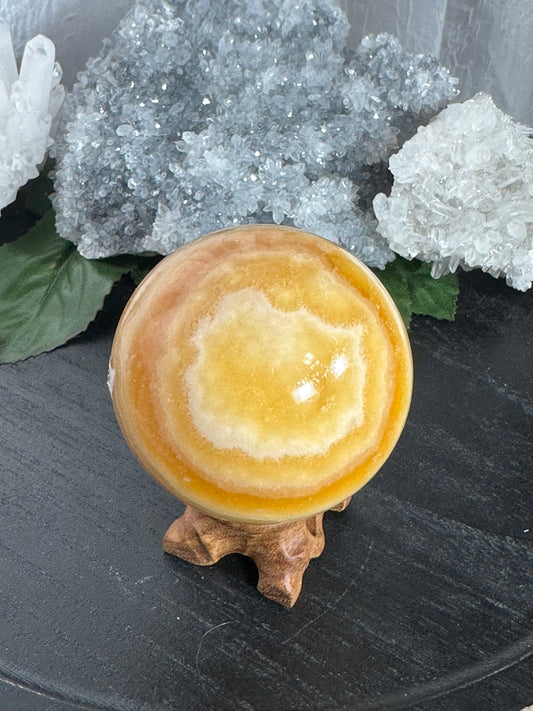 Orange Calcite Sphere