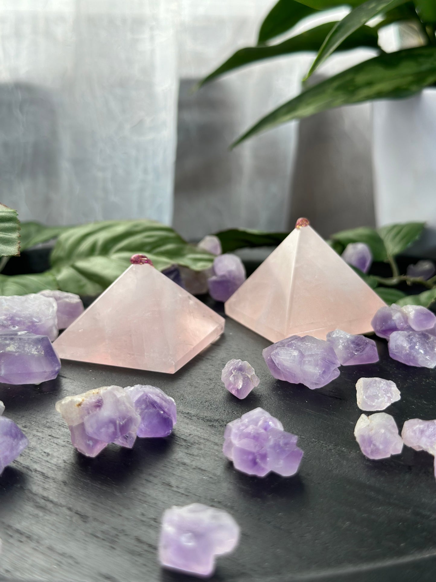 Pyramid Rose Quartz