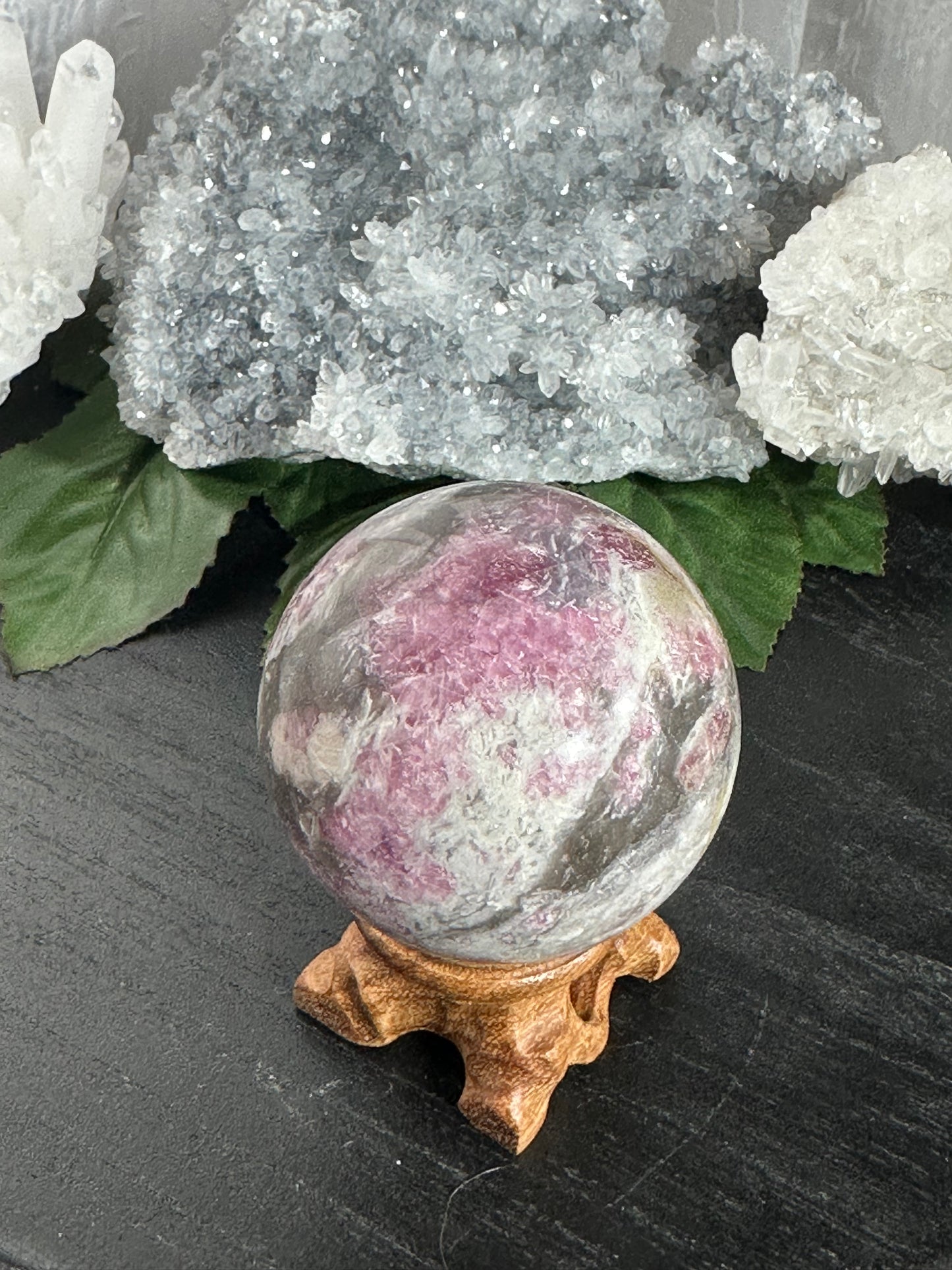 Pink Tourmaline Sphere