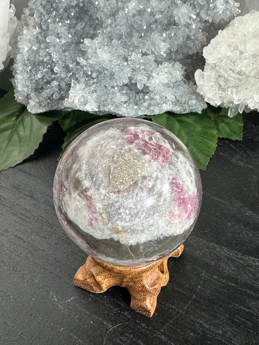 Pink Tourmaline Sphere