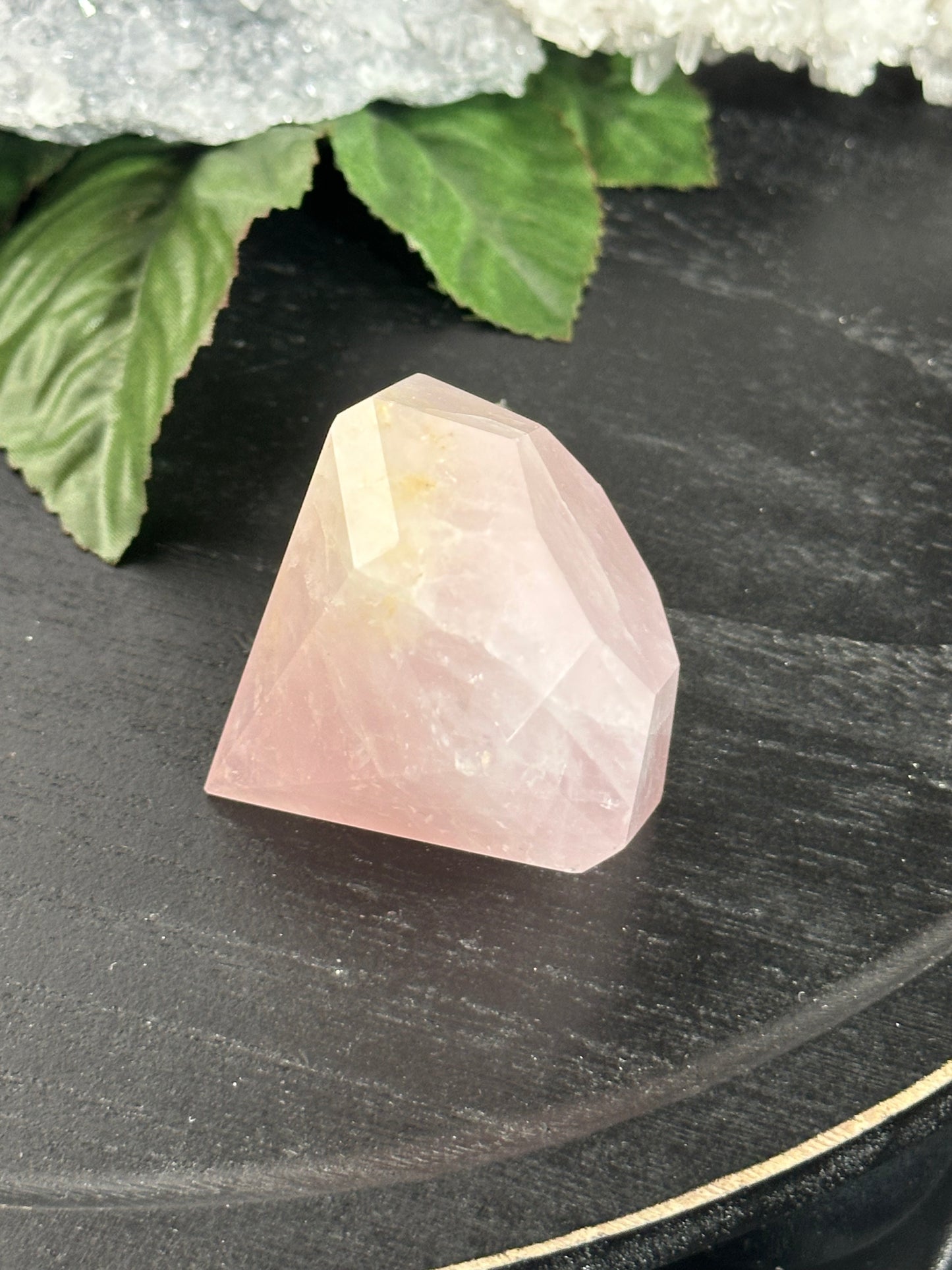 Diamond Carving Rose Quartz