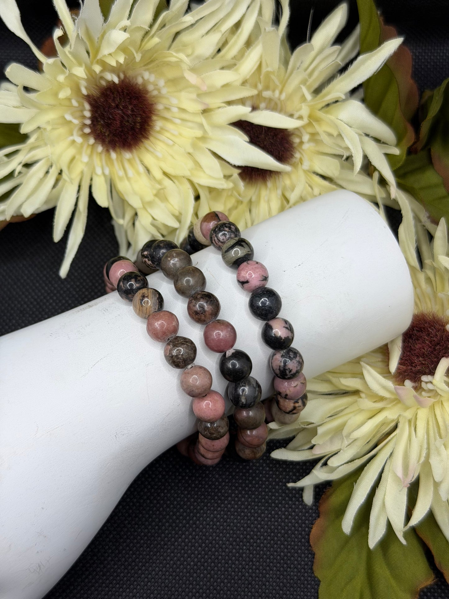 8mm Rhodonite Bracelet