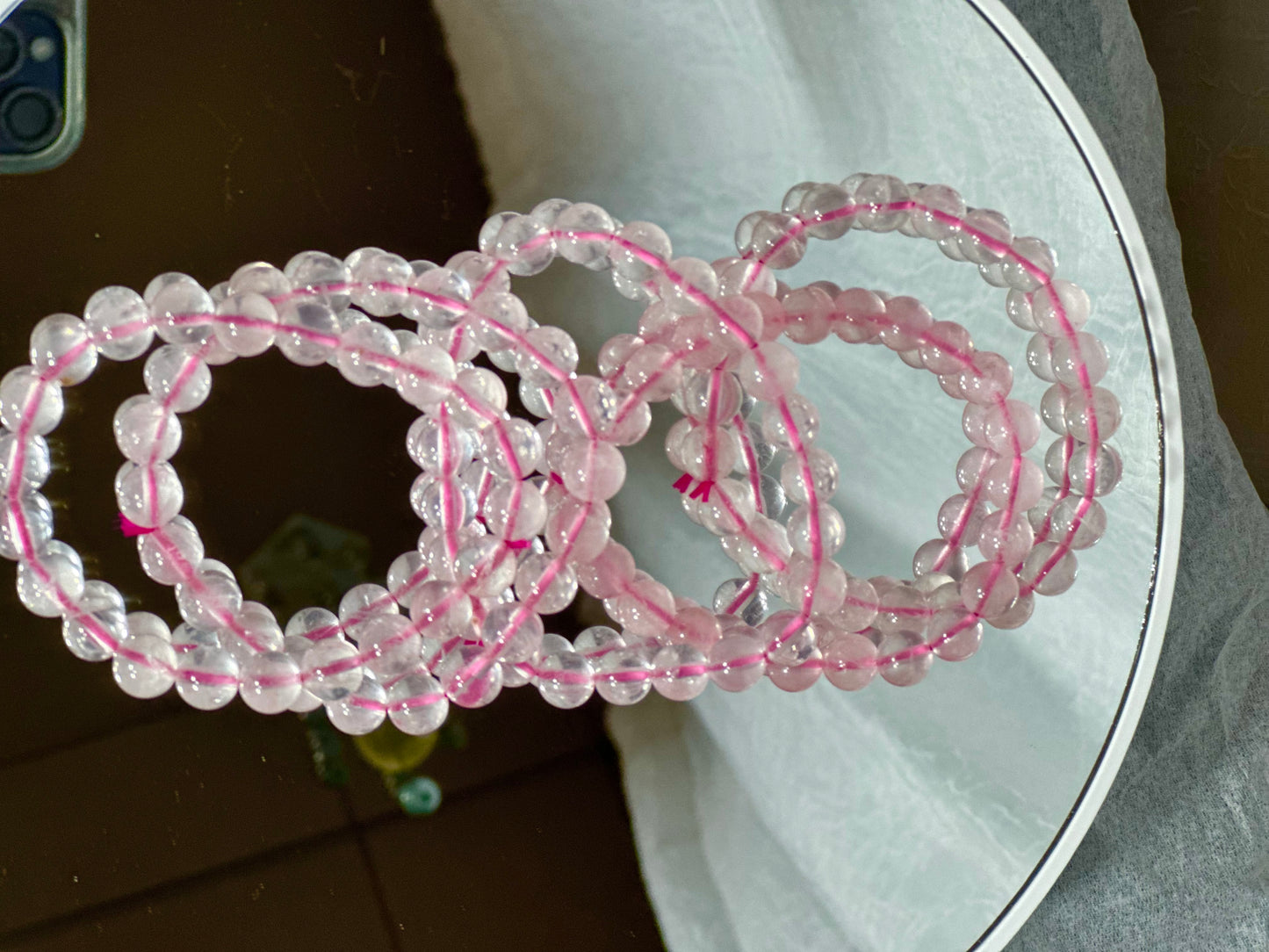 8mm Rose Quartz Bracelet
