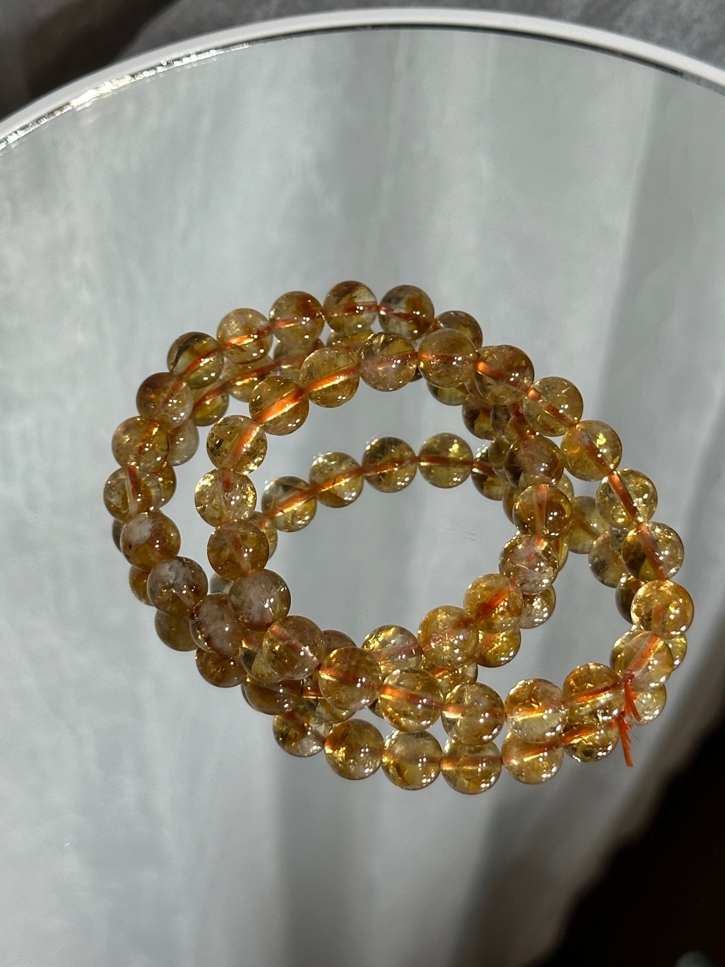 8mm Citrine Bracelet
