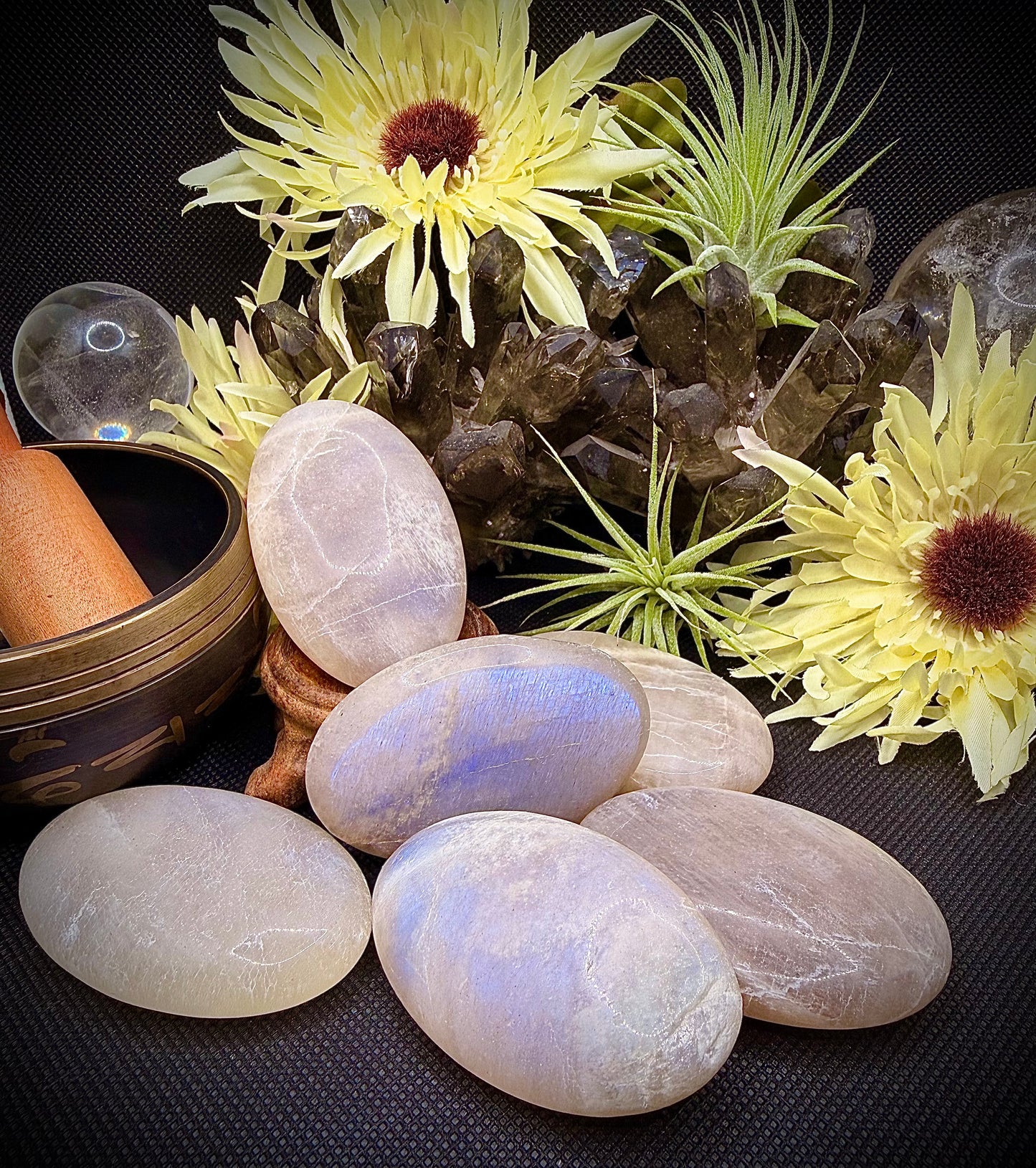 Moonstone Palm Stone