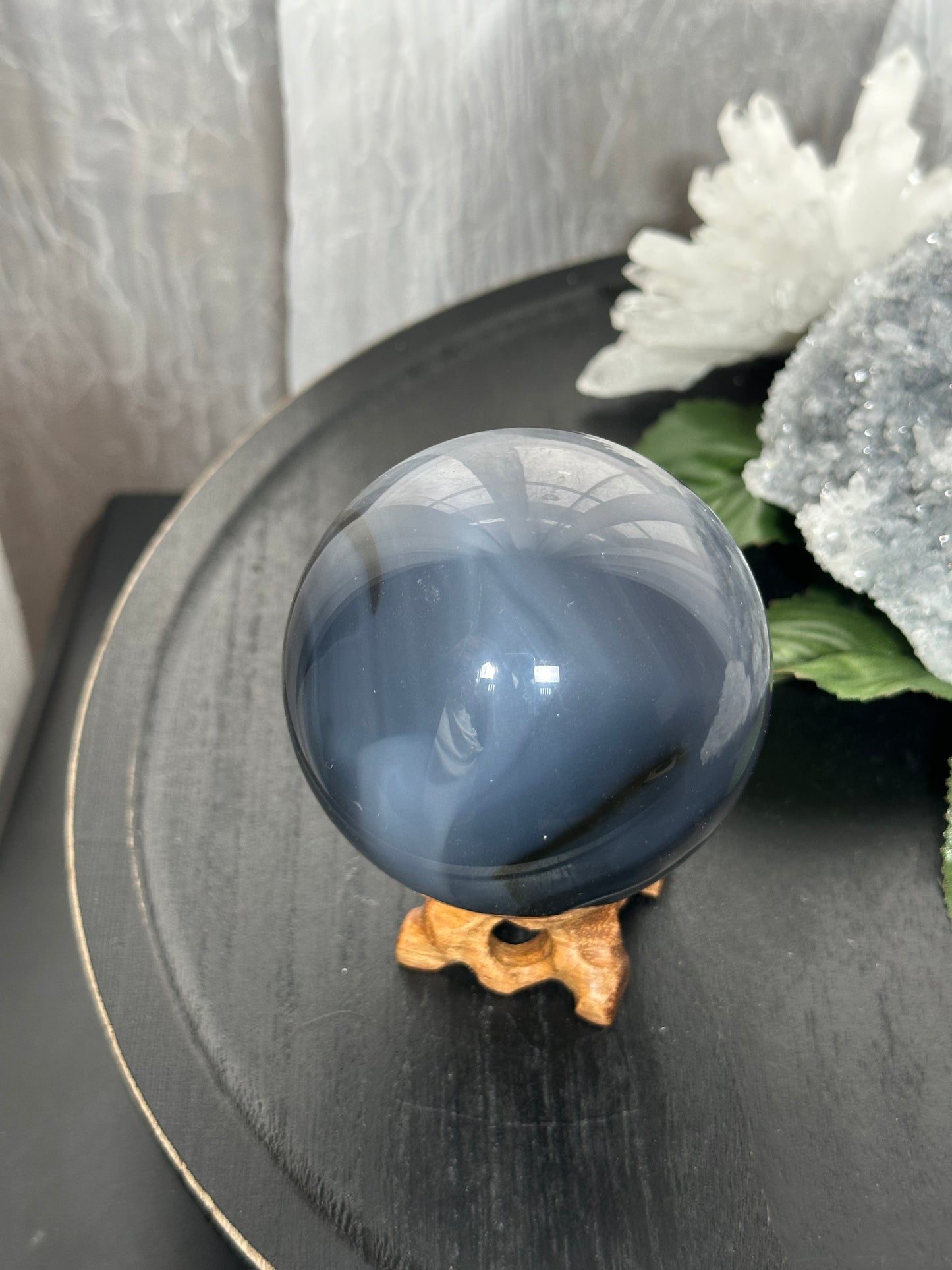 Illuminous Agate Sphere