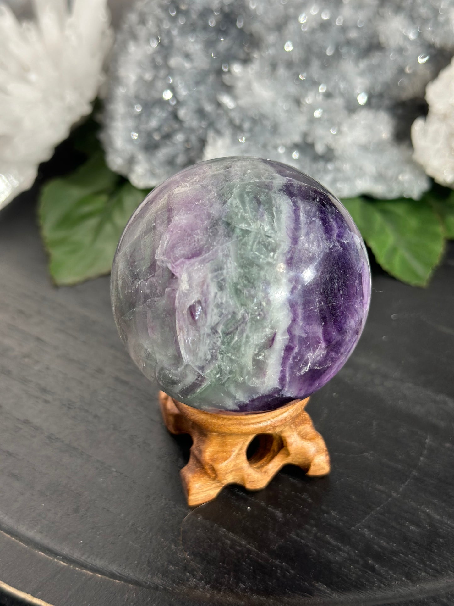 Rainbow Flourite Sphere