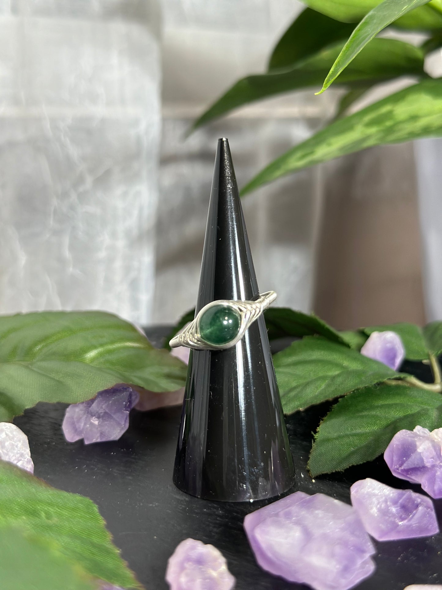 Wire Wrapped Ring Adjustable