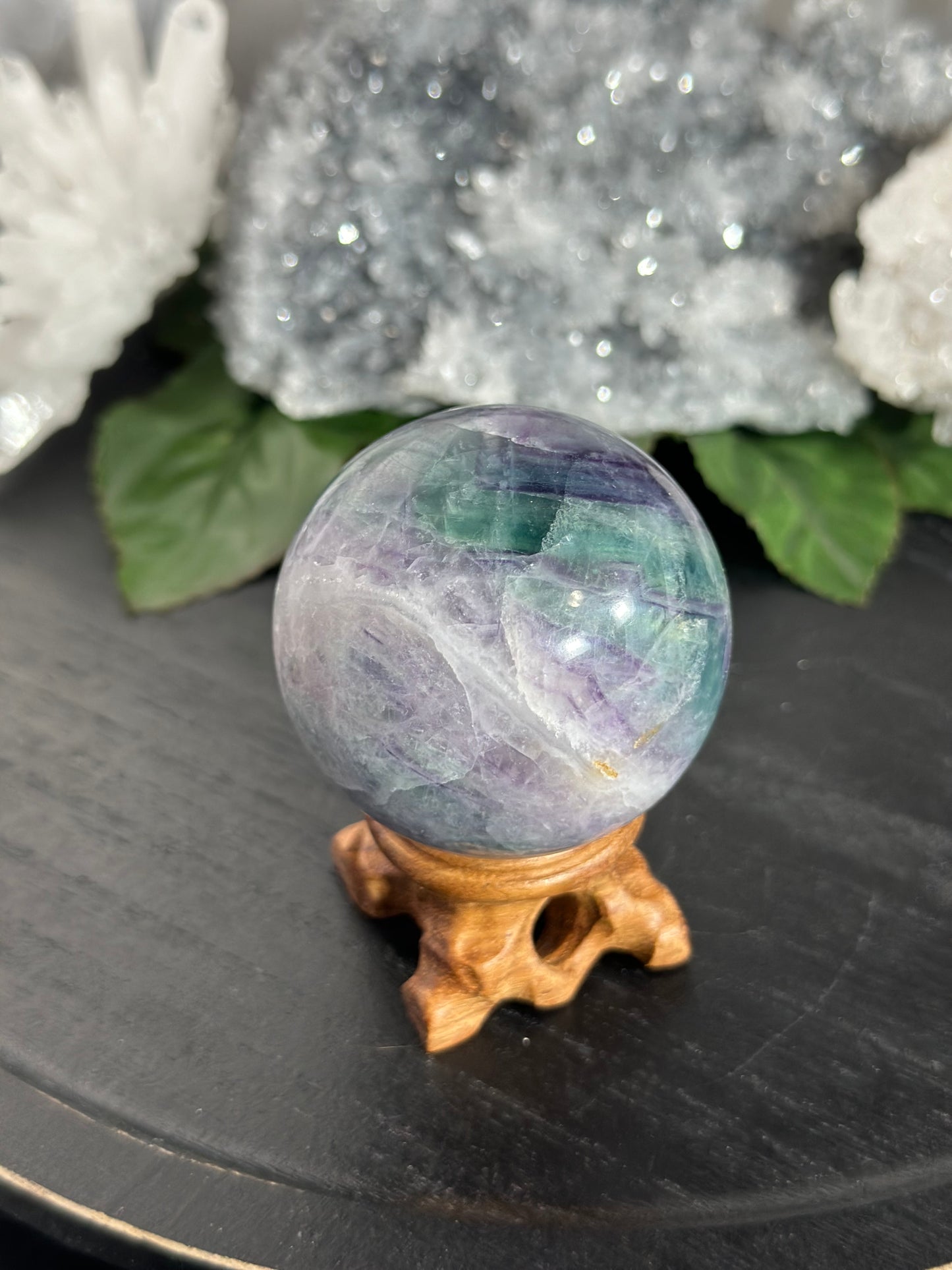 Rainbow Flourite Sphere