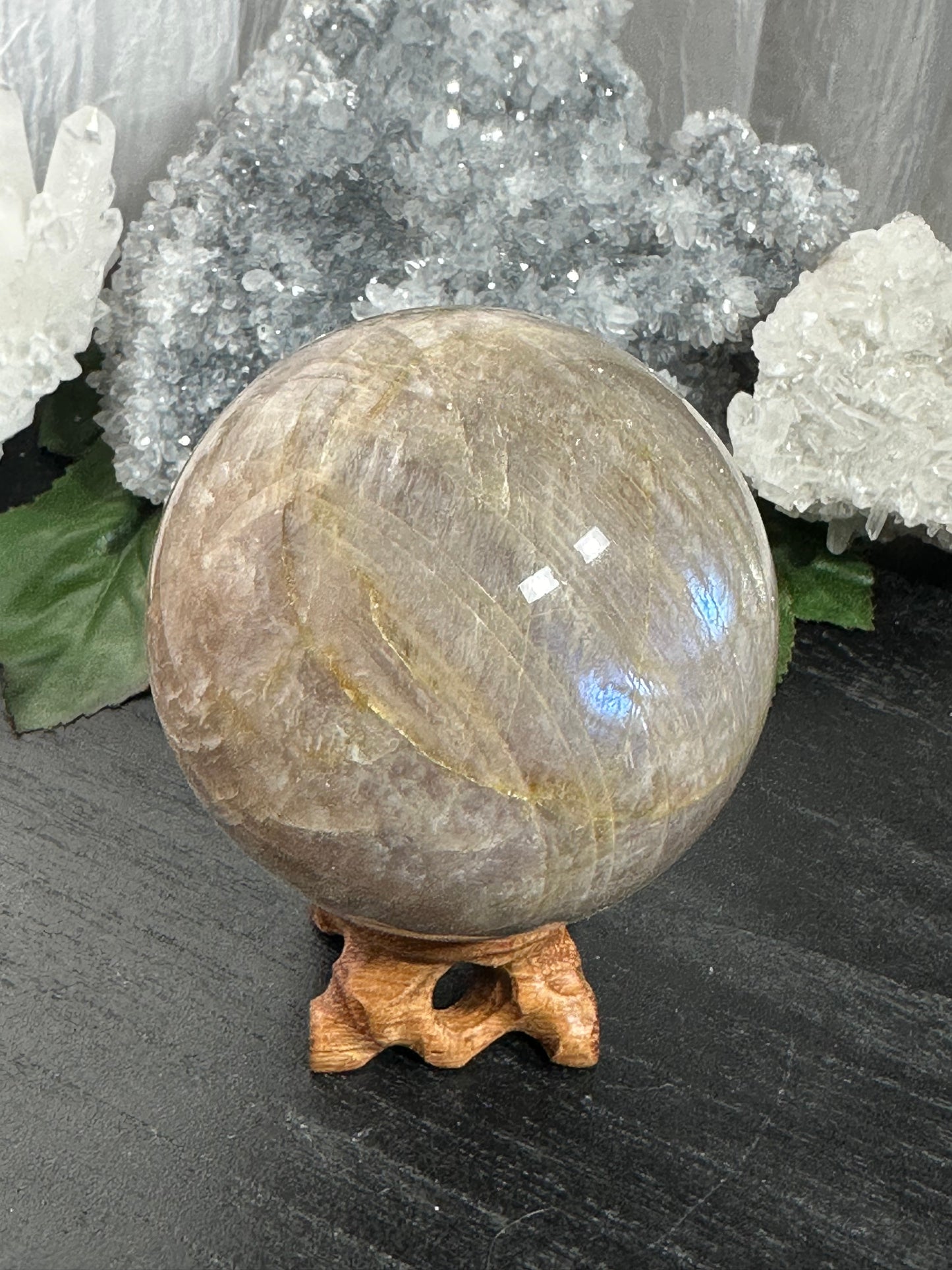 Blue Moonstone Sphere Medium