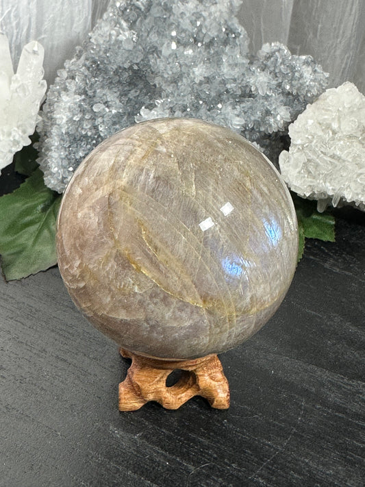Blue Moonstone Sphere Medium