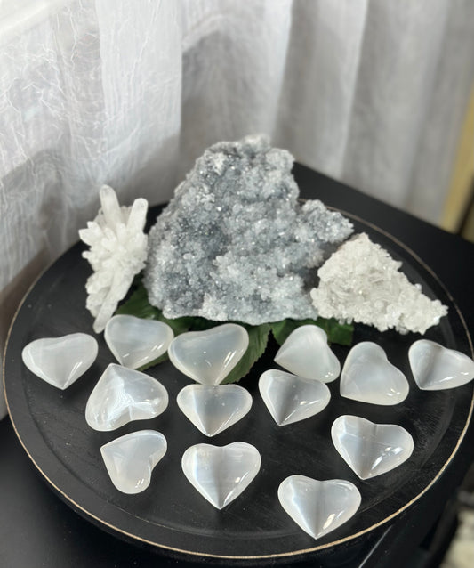 Selenite Heart