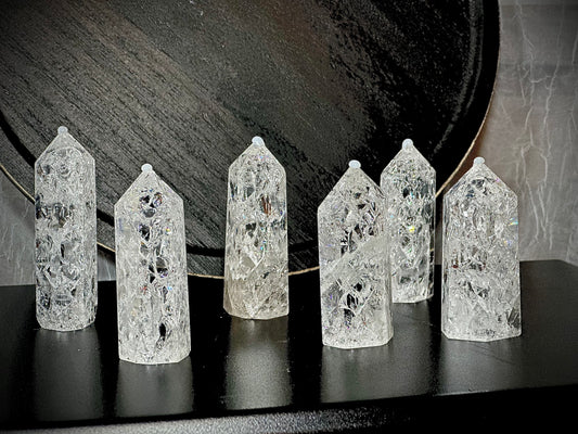 Crackle Quartz Tower