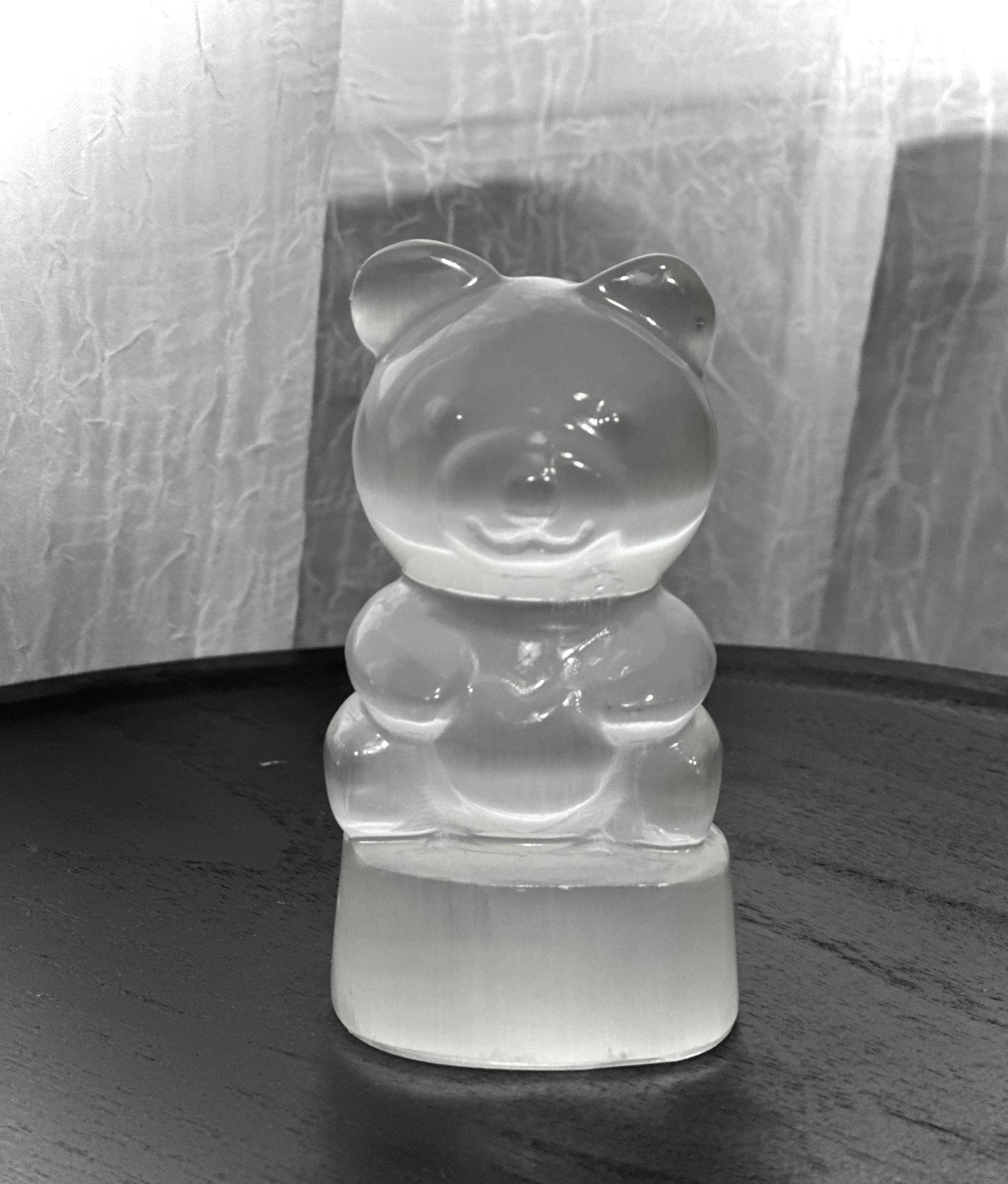4” Selenite Bear