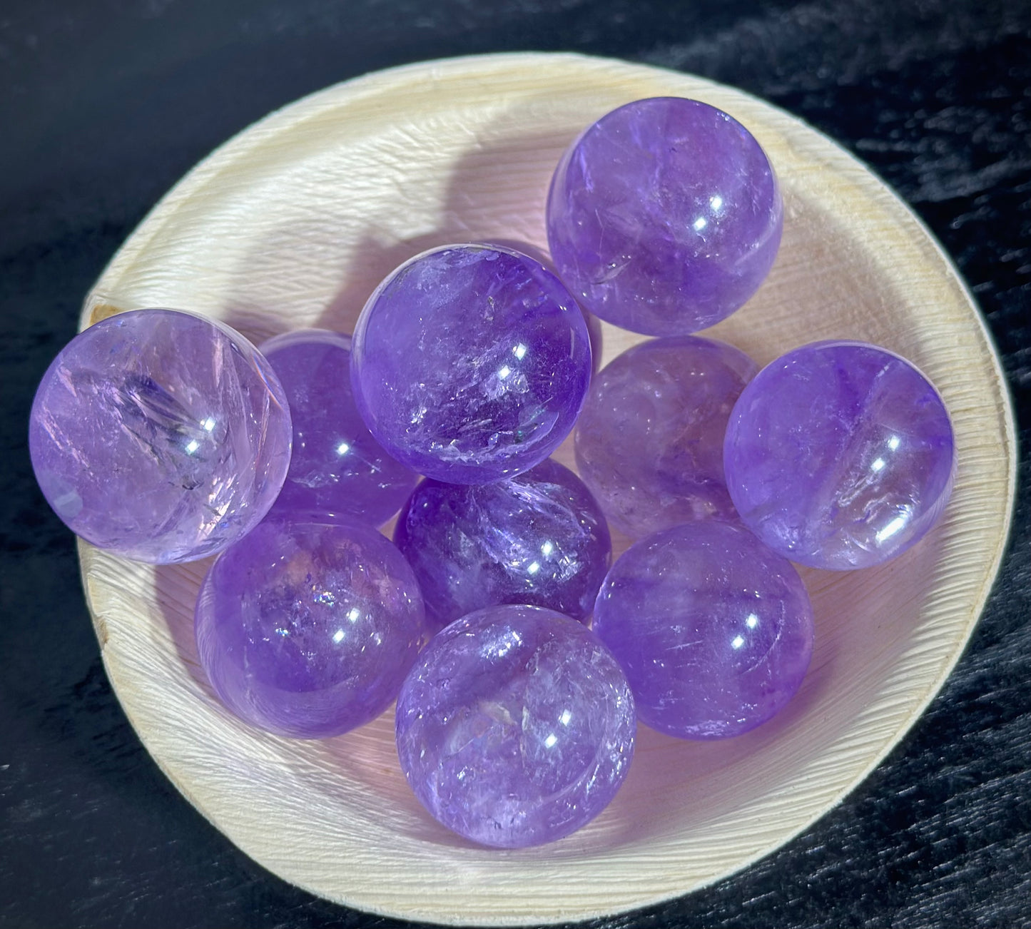 Mini Amethyst Spheres