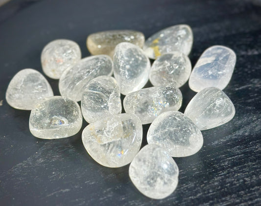 Clear Quartz Tumbles