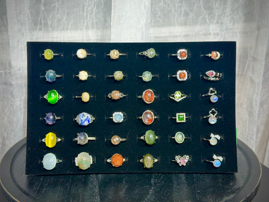 Silver Adjustable Rings