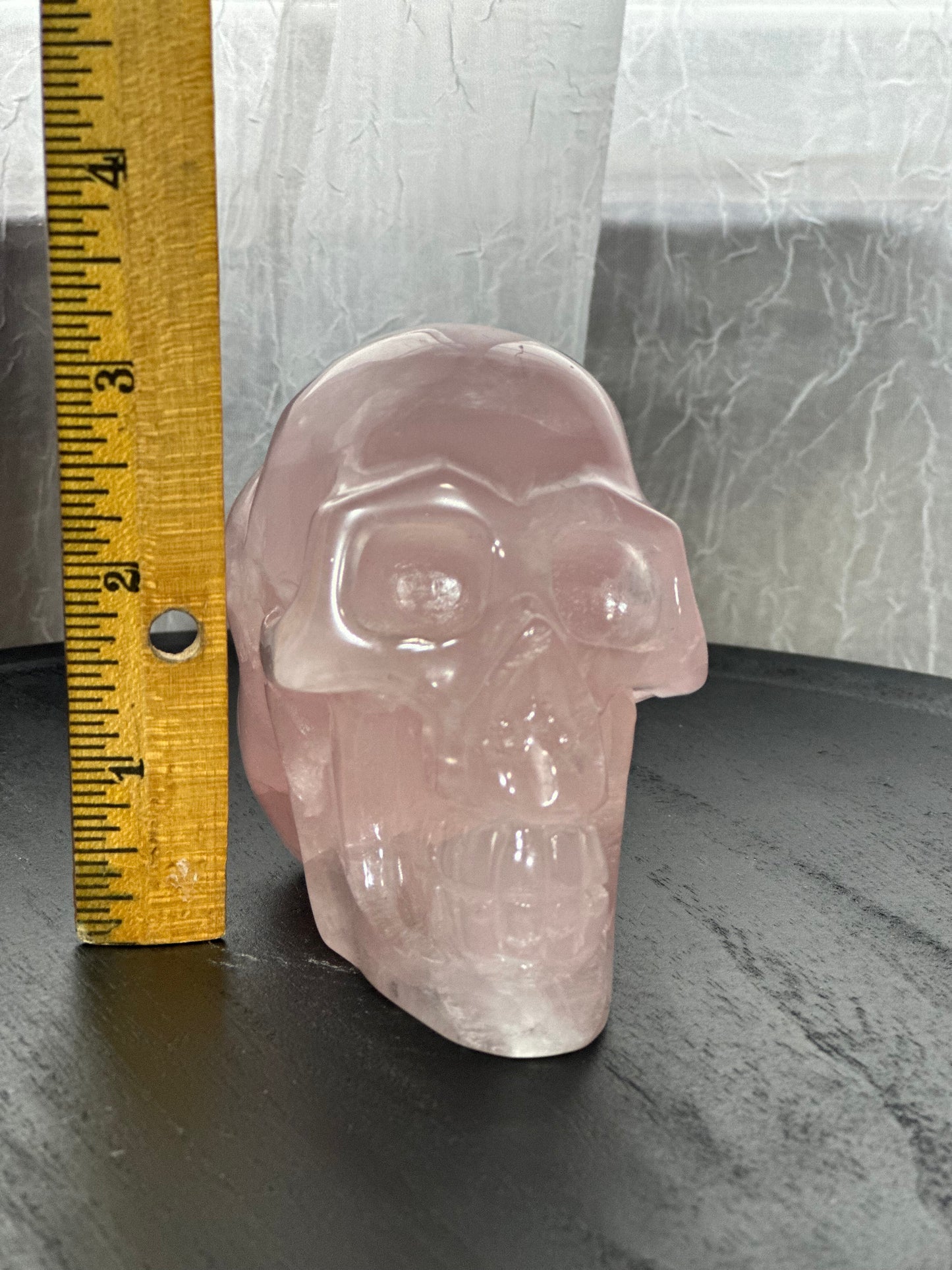 Rose Quartz Skull