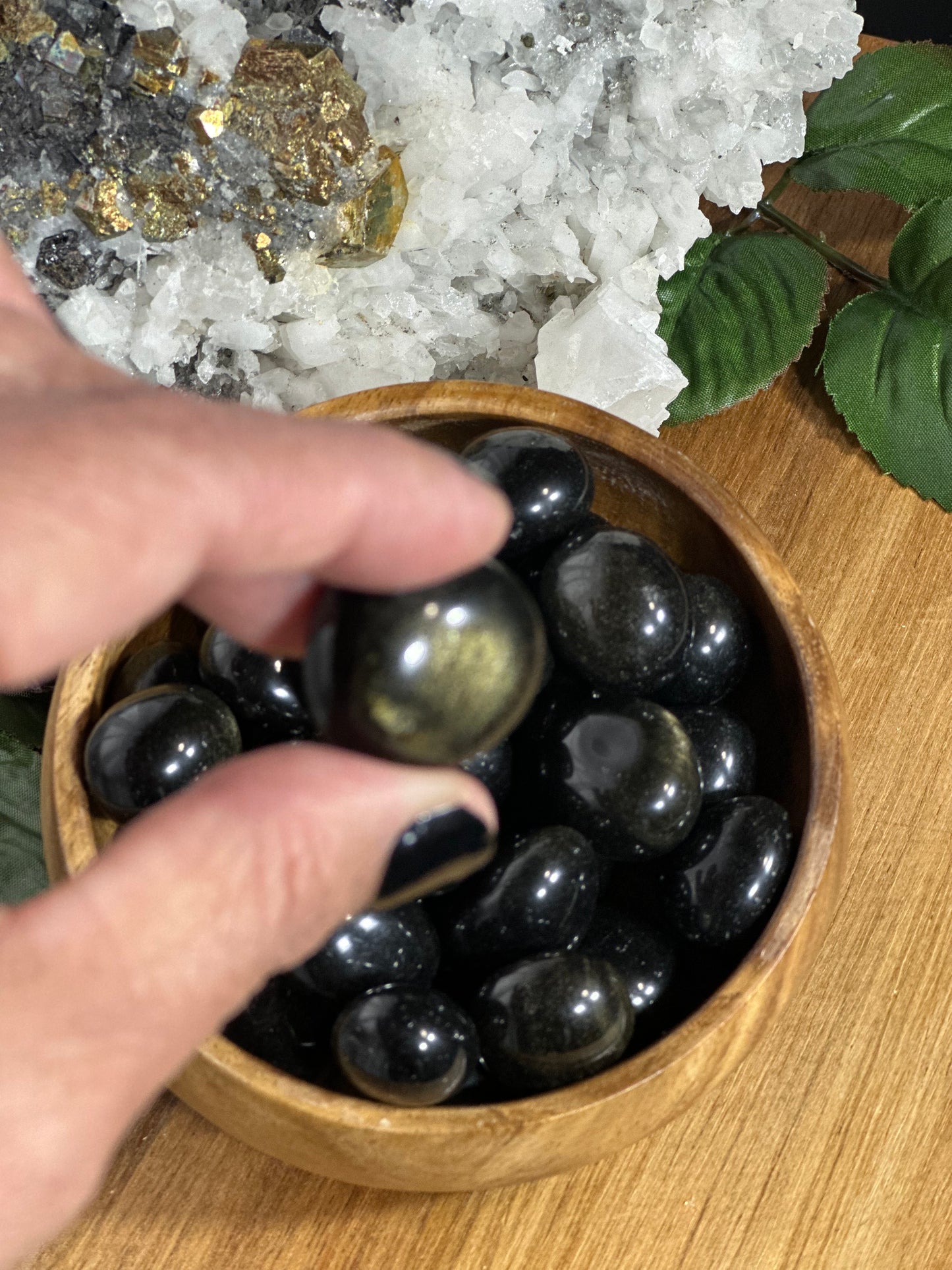 Gold Sheen Obsidian Tumble