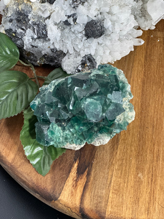 Green Flourite Cluster