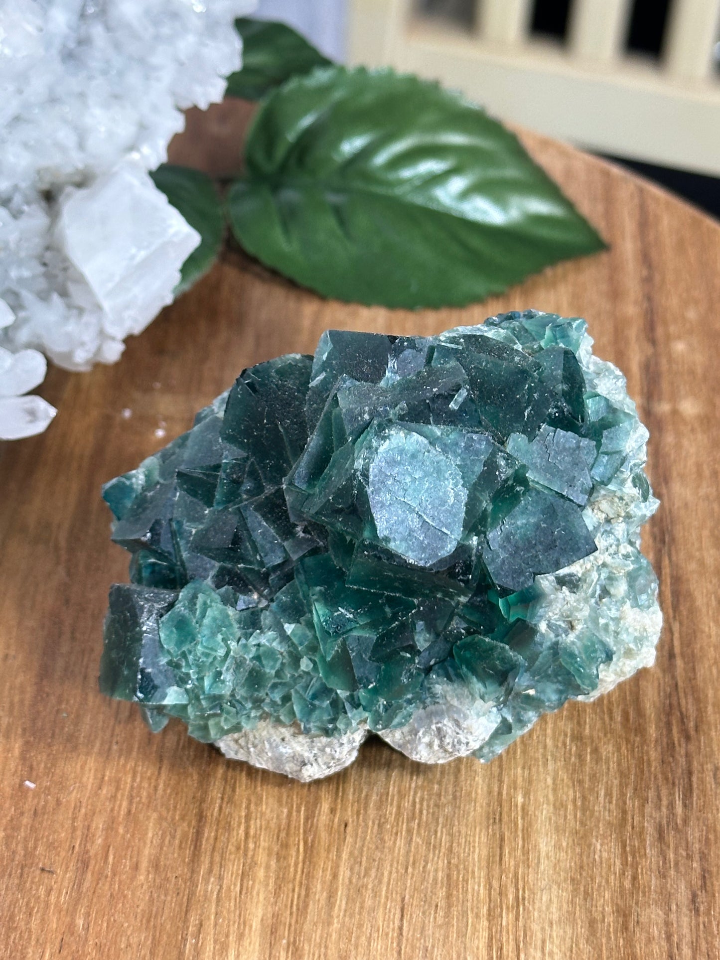 Green Flourite Cluster