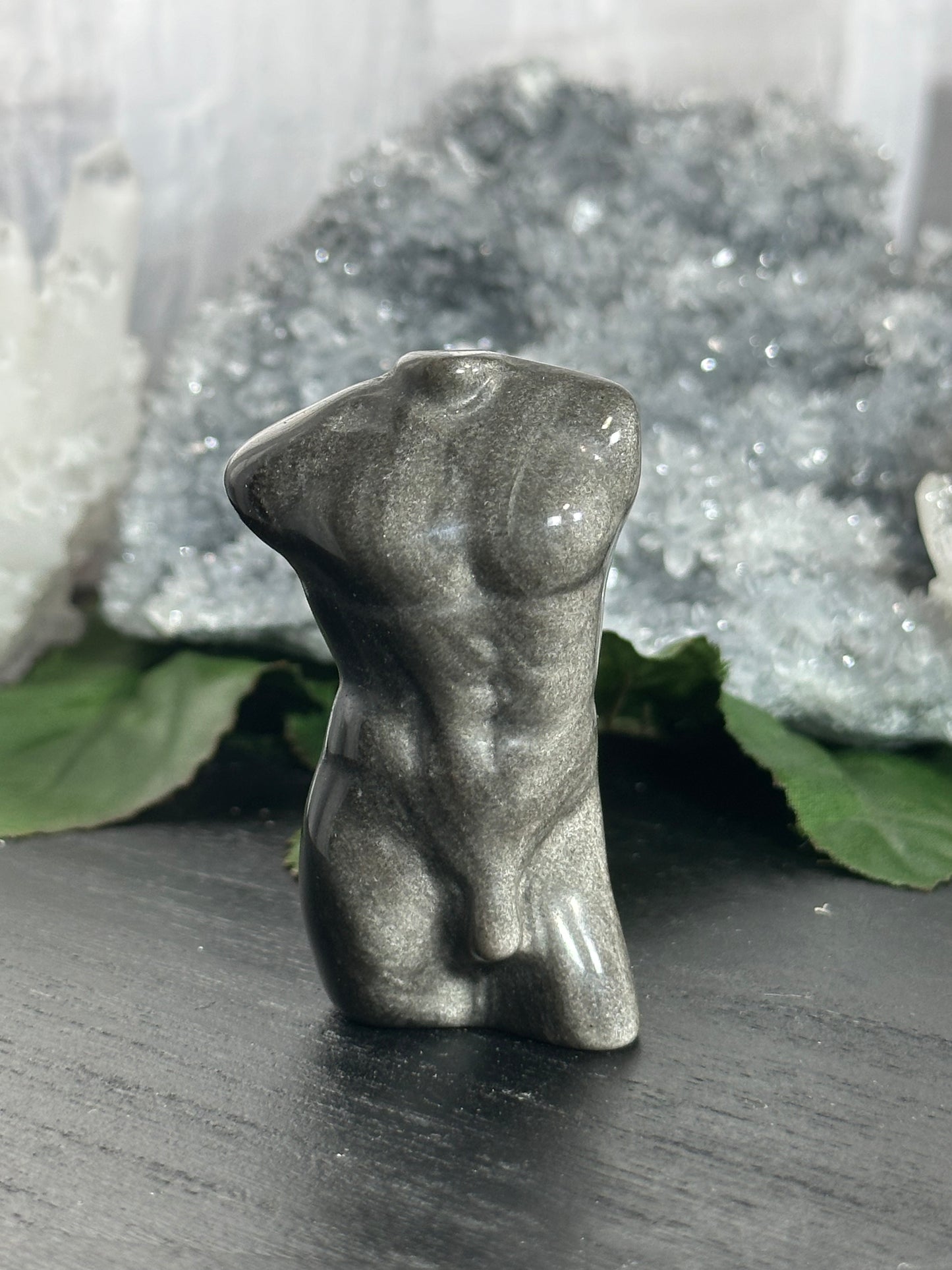 Silver Sheen Obsidian Male Model