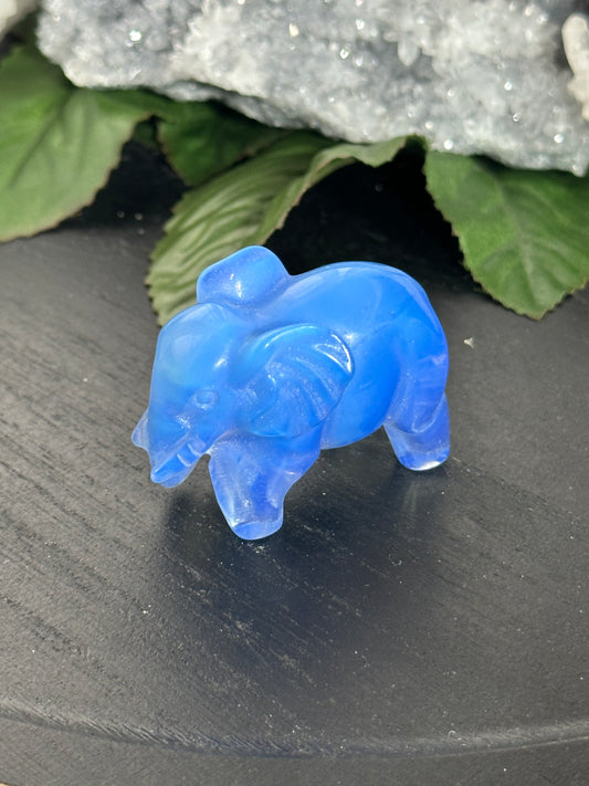 Blue Opalite Elephant